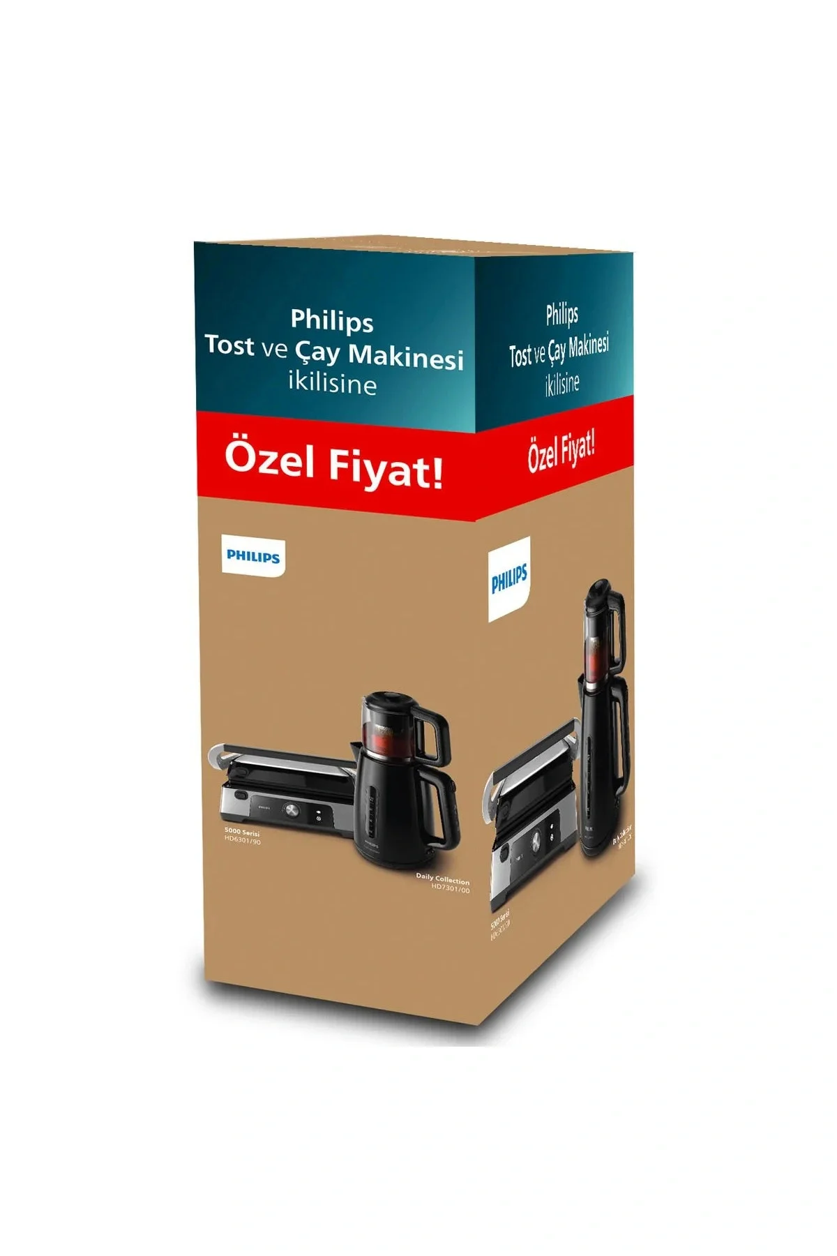 HD6301/90 2200 W Tost Makinesi + HD7301 Çay Makinesi Hediyeli - Philips Görsel 5