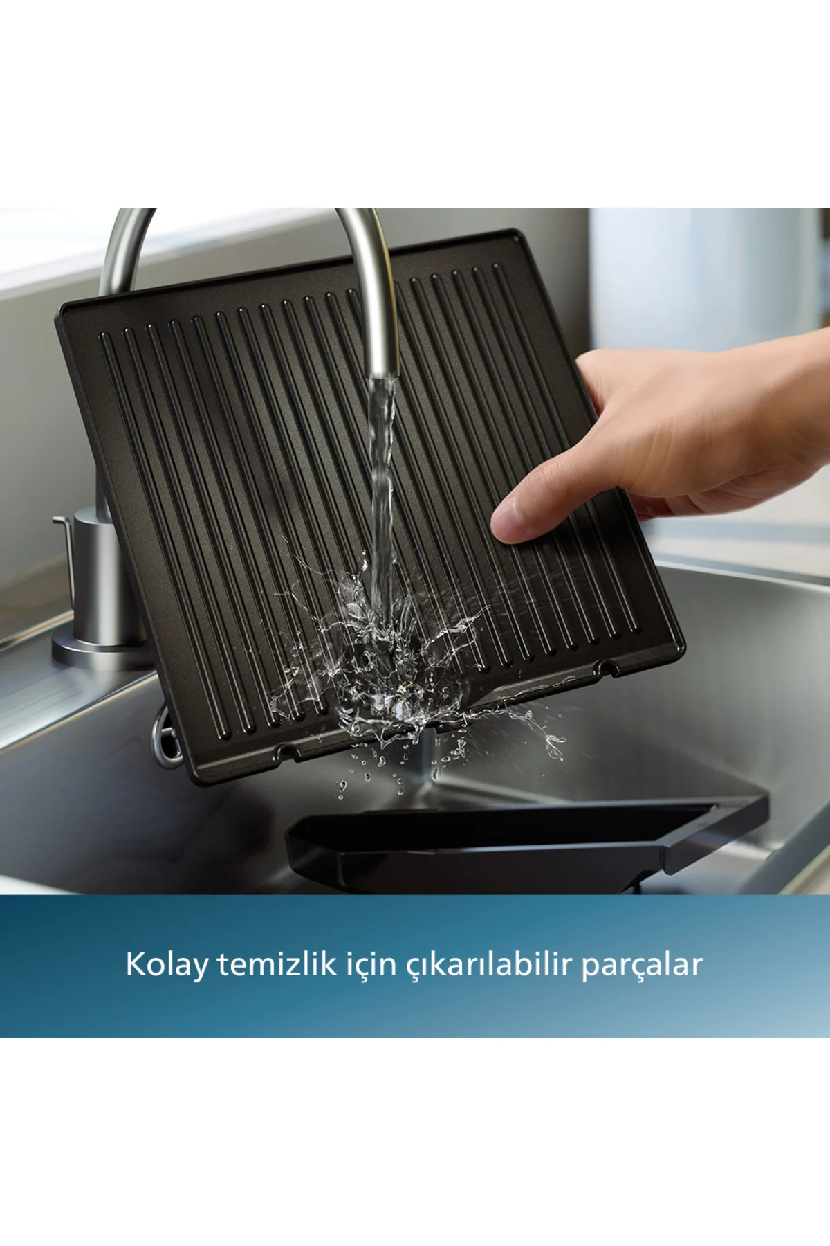 5000 Serisi, 2200W, Izgara ve Tost Makinesi, Izgara için Tam Açılır, HD6301/90 - Philips Görsel 2