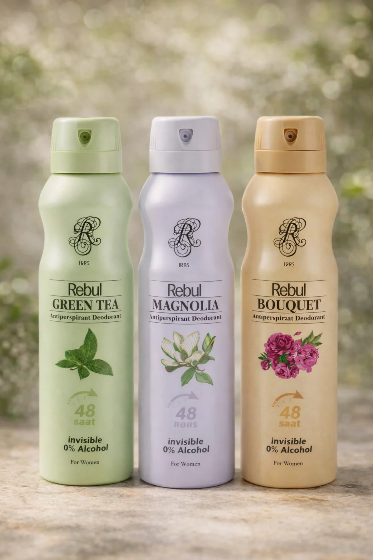 DEO GREAN TEA + MAGNOLIA + BOQUET 3 LÜ