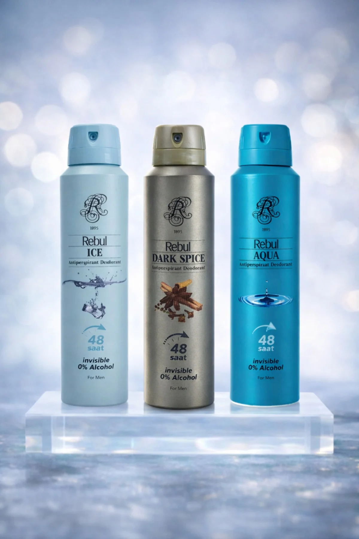 Deo Ice+Dark Spıce+AQUA 150 ML.(3LÜ SET)