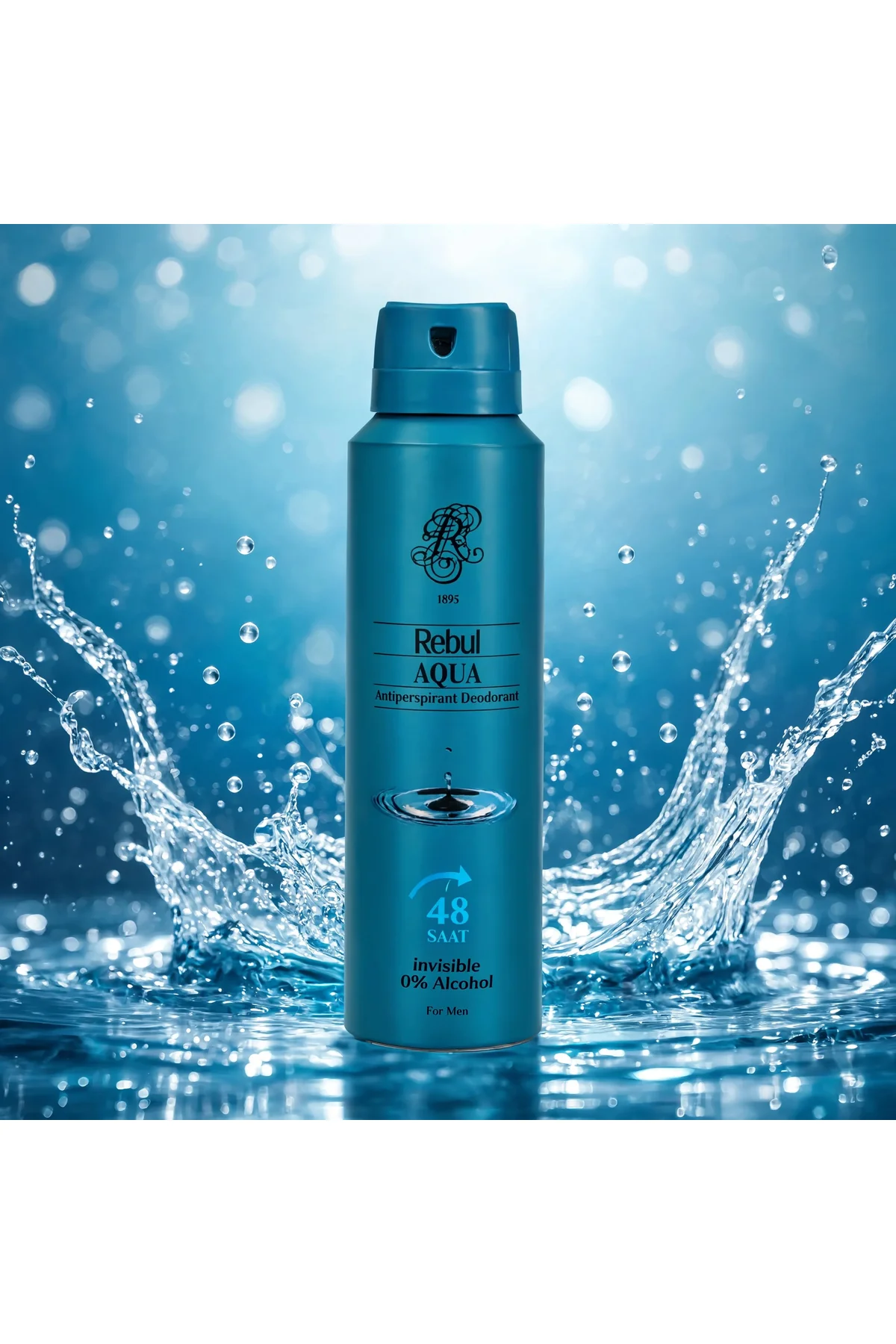 Erkek Deodorant Seti Alkolsüz 3x150ml Dark Spice Ice Aqua Invisible - Rebul Görsel 3