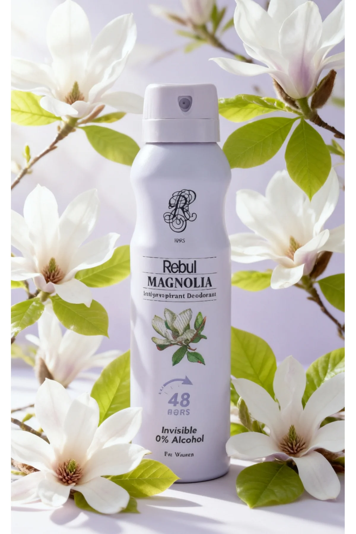 Magnolia Kadın Sprey Deodorant 150 ml - 48 Saat Etkili, Alkolsüz, Iz Bırakmaz - Rebul Görsel 3