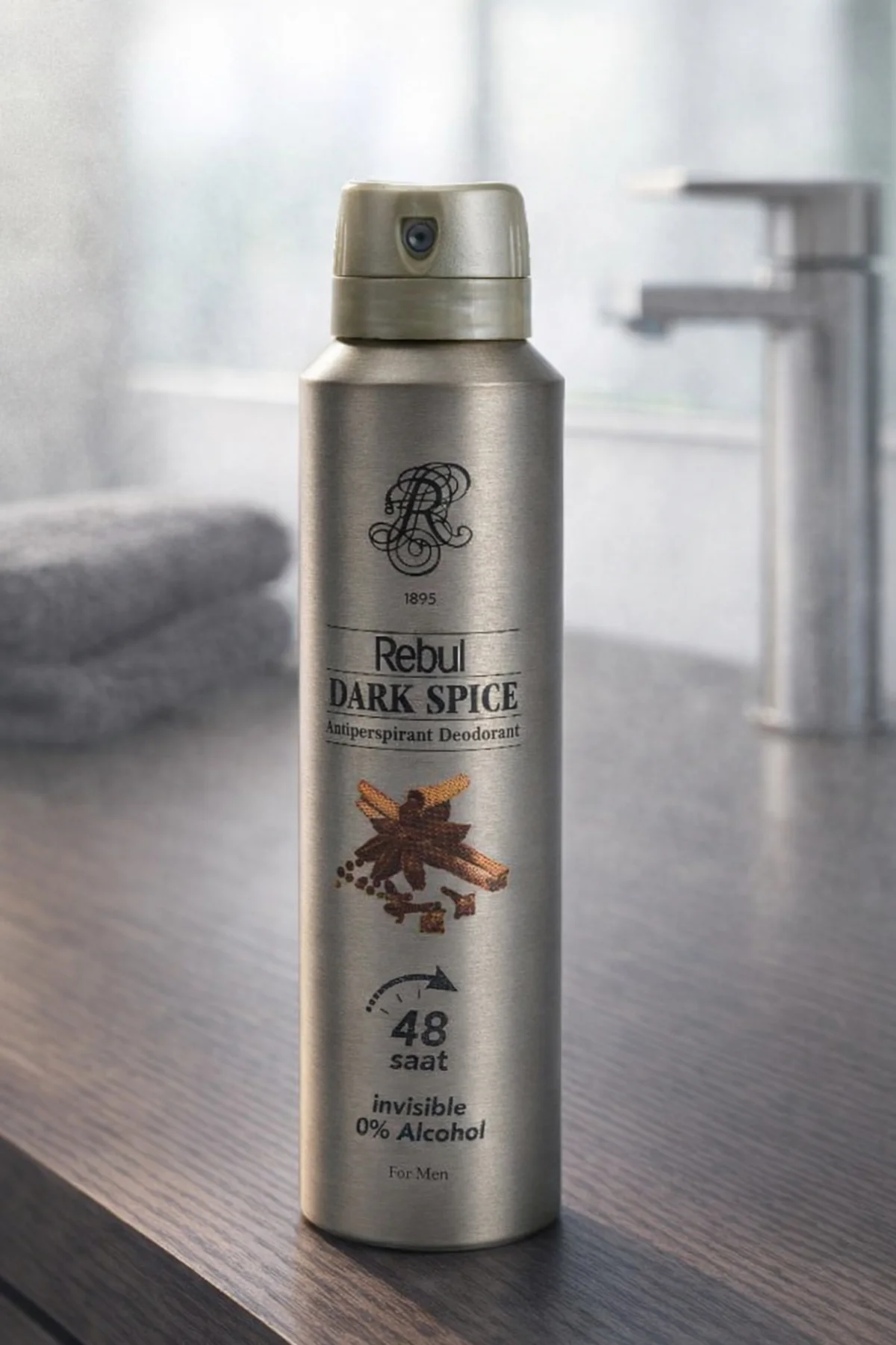 Dark Spice Erkek Deodorant 150 ml - Alkolsüz Ter Önleyici Sprey - Rebul Görsel 4