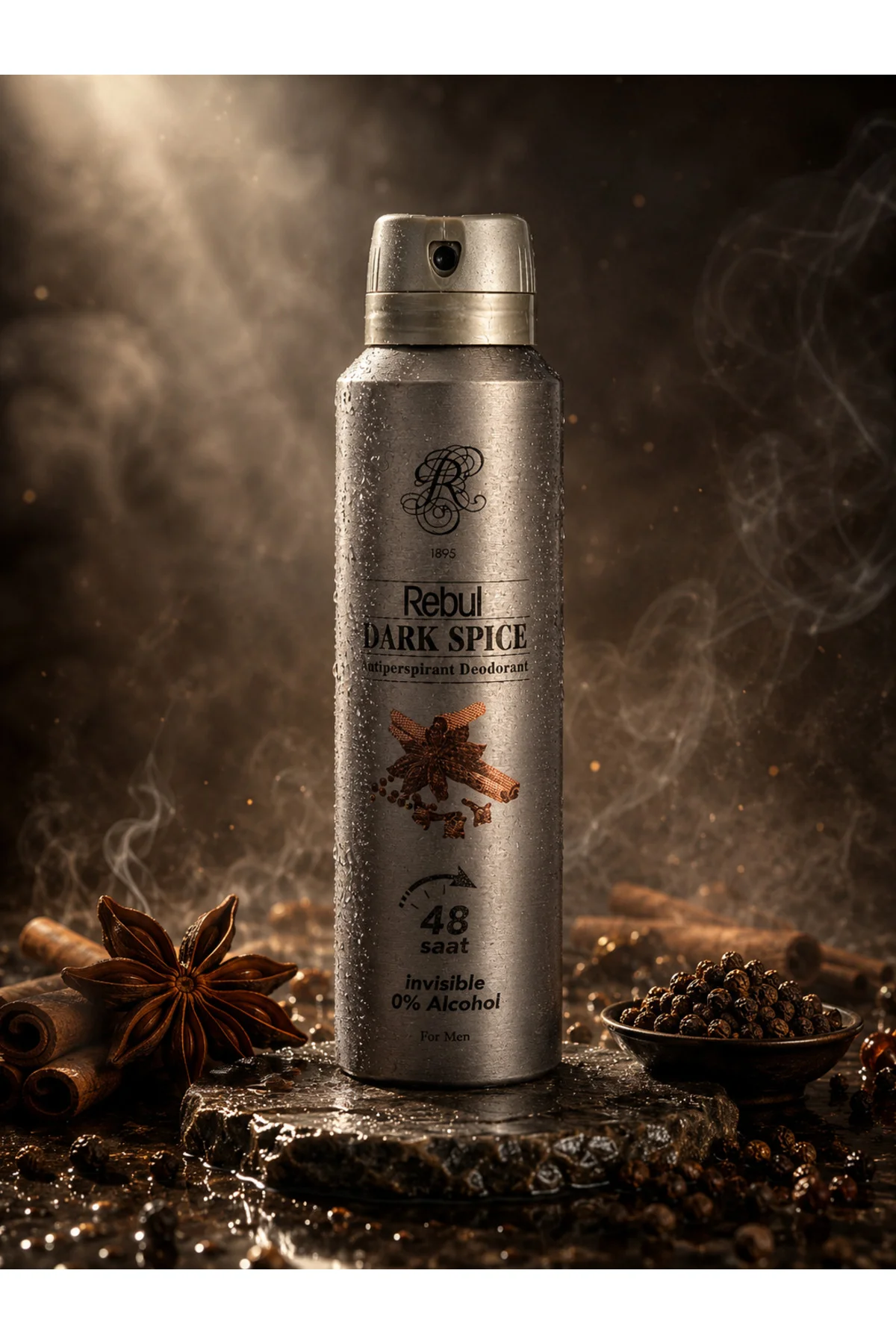 Dark Spice Erkek Deodorant 150 ml - Alkolsüz Ter Önleyici Sprey - Rebul Görsel 2