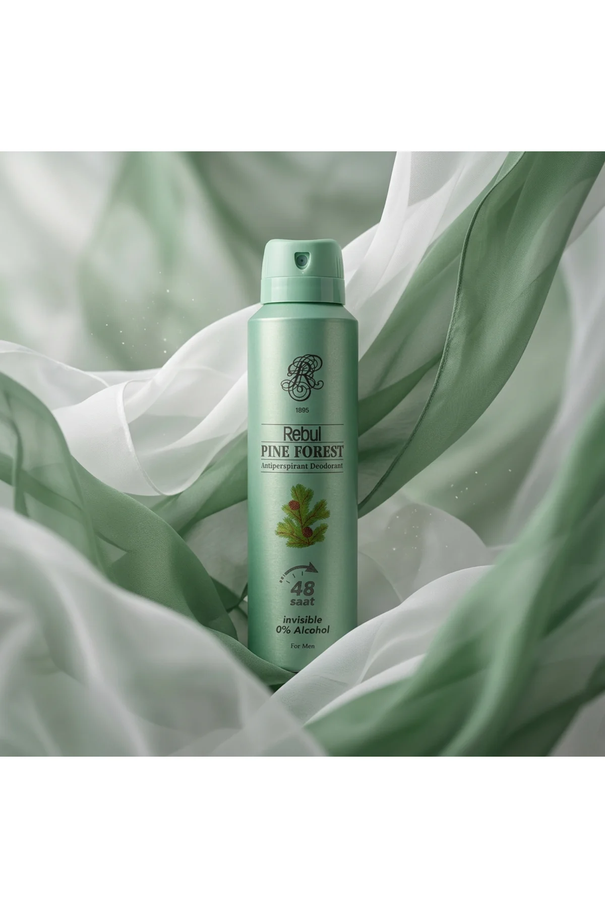 Pine Forest Erkek Sprey Deodorant 150 ml - 48 Saat Etkili, Alkol, Tam Koruma - Rebul Görsel 4