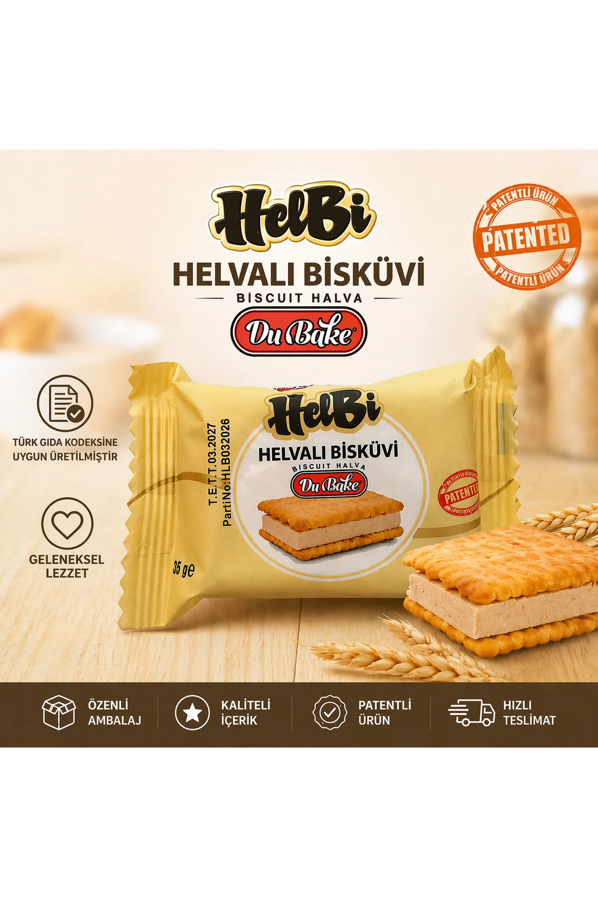 Helvalı Bisküvi 35gr