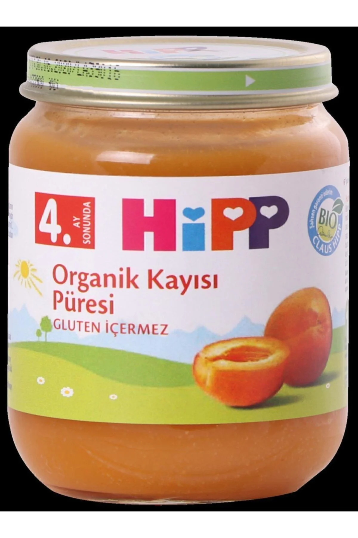 Organik Kavanoz Kayısı Püresi 125 gr - 6'lı Paket - Hipp Görsel 3