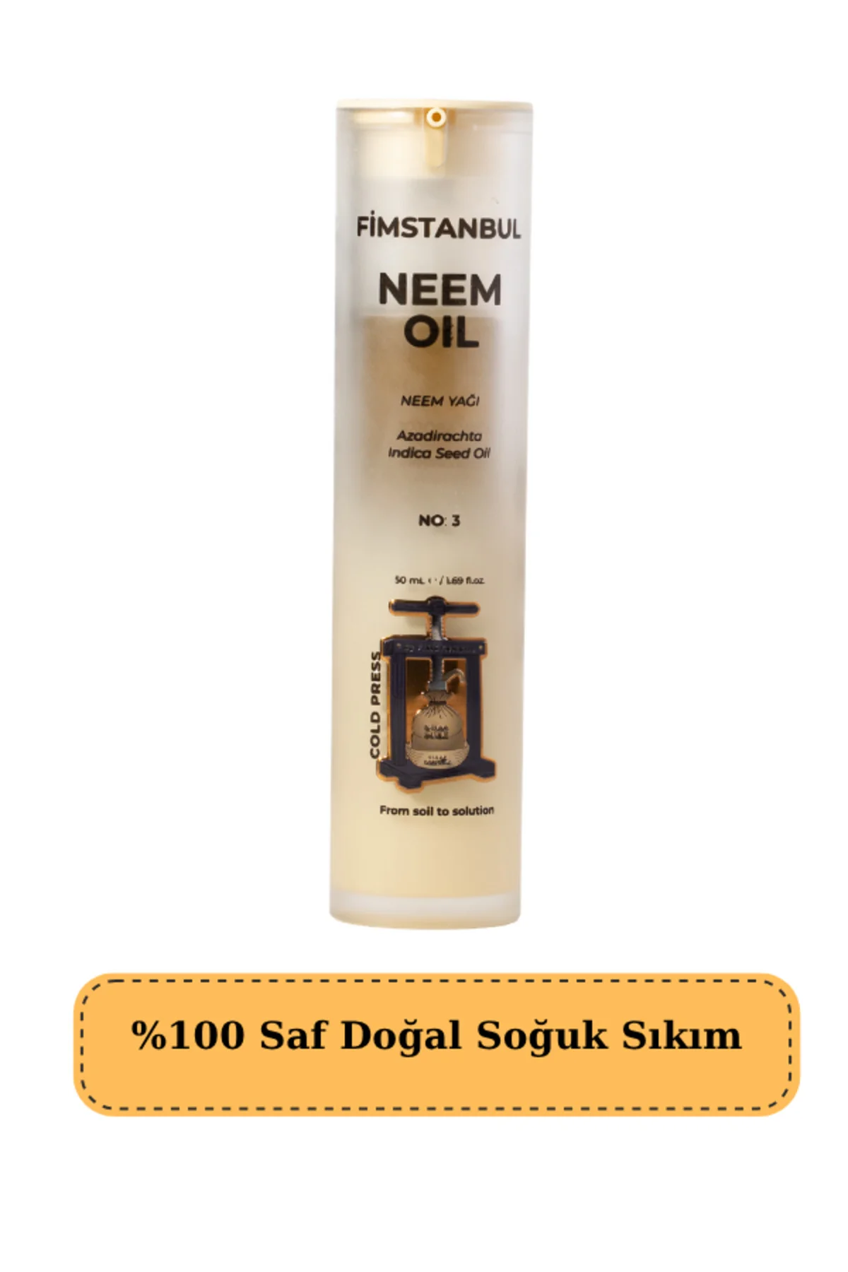 Neem Yağı %100 Saf Doğal Soğuk Sıkım 50 ml No:3 Neem Oil Cilt ve Saç Bakımı - Fimstanbul Görsel 2