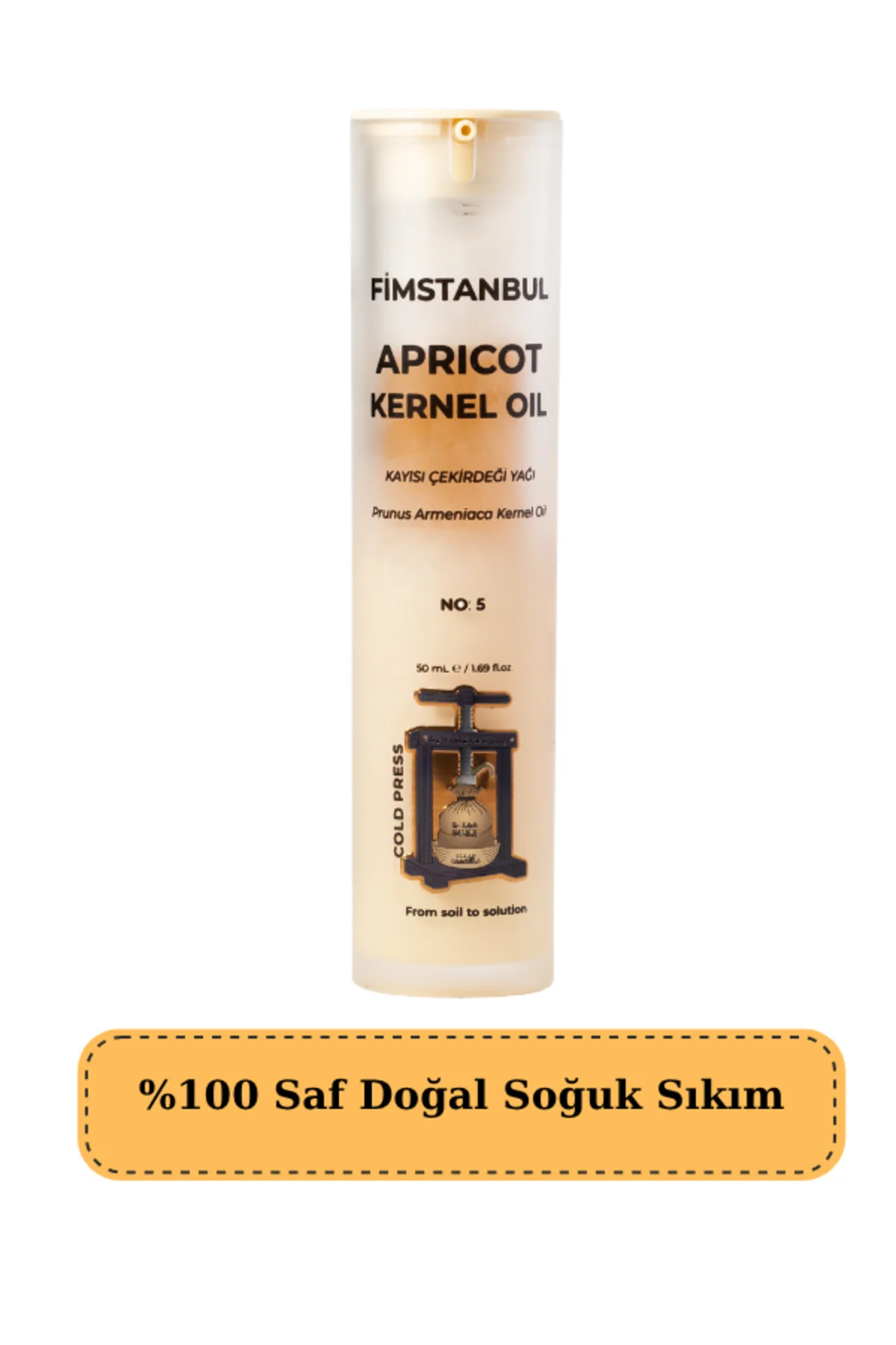 Soğuk Sıkım Kayısı Çekirdeği Yağı 50 ml – %100 Doğal Saf Apricot Kernel No:5 Cilt Nemlendirme - Fimstanbul Görsel 2