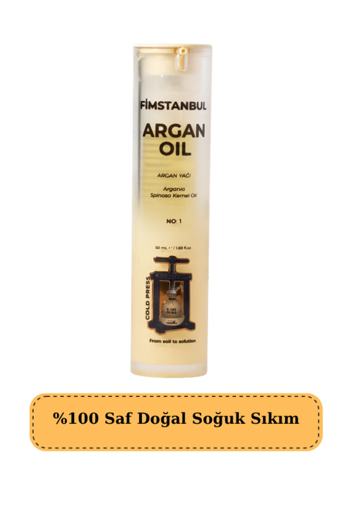 Soğuk Sıkım Argan Yağı 50 ml – %100 Doğal Saf Argan Oil No:1 Cilt ve Saç Bakım - Fimstanbul Görsel 2