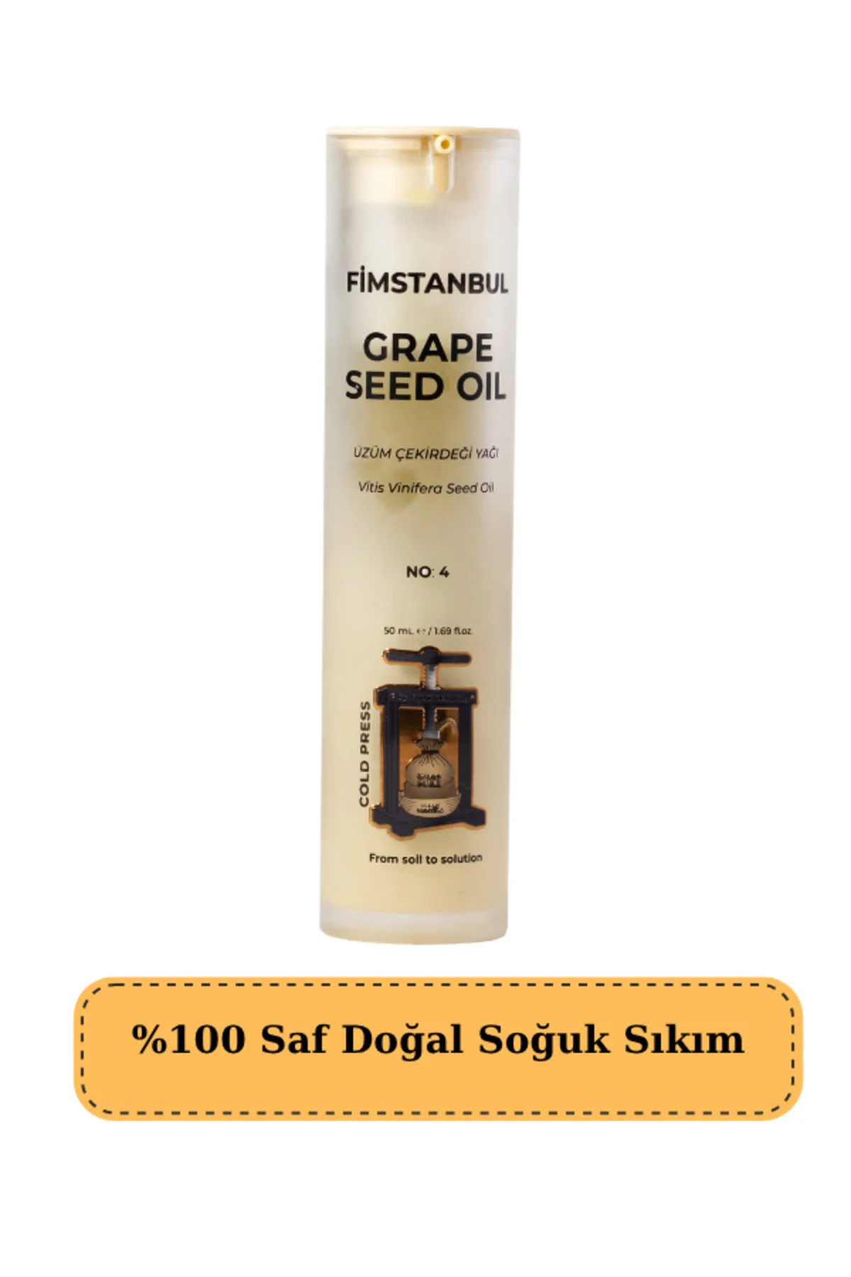 Soğuk Sıkım Üzüm Çekirdeği Yağı 50 ml – %100 Doğal Grape Seed Oil No:4 Saç ve Cilt Bakım - Fimstanbul Görsel 2