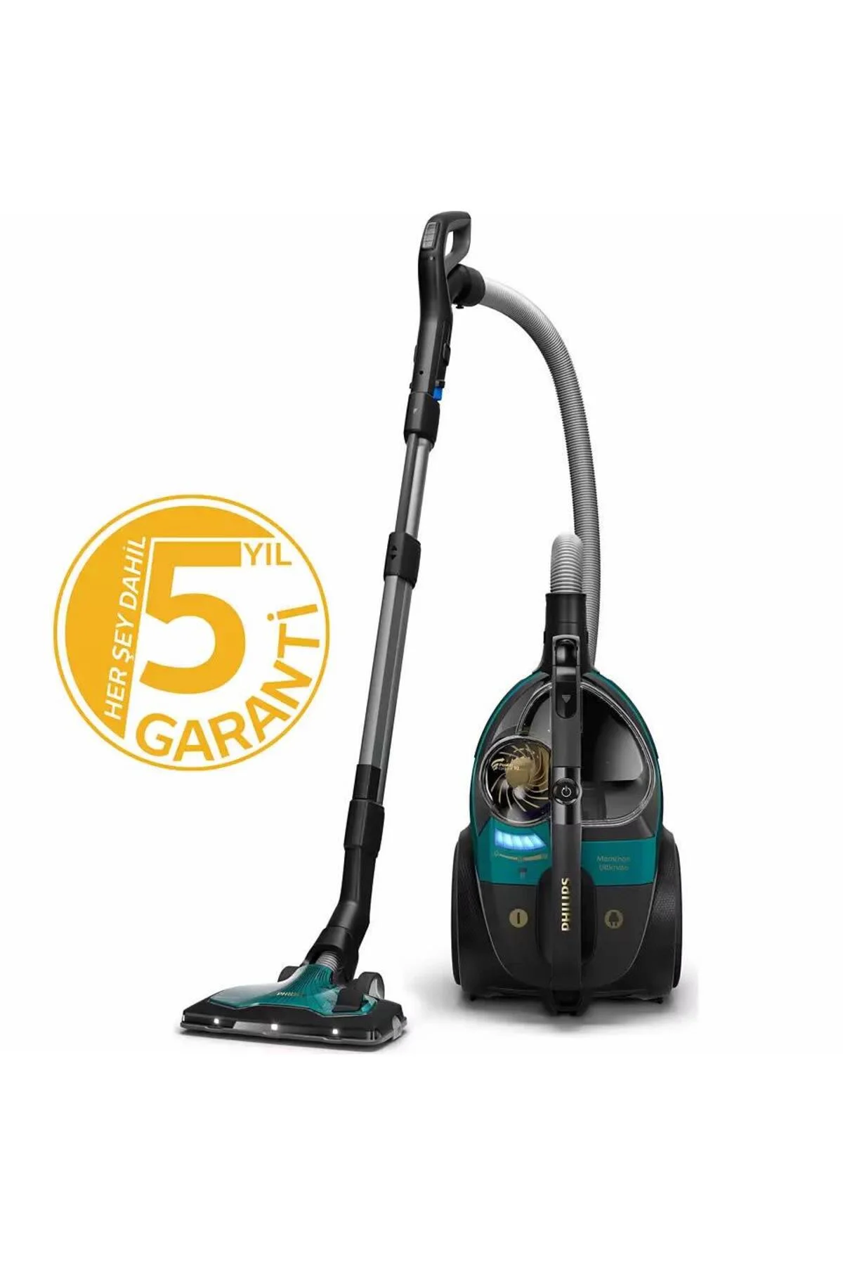 Marathon Ultimate Torbasız Süpürge, PowerCylone10, NanoClean, TriActive+LED, XB9185/07 - Philips Görsel 2