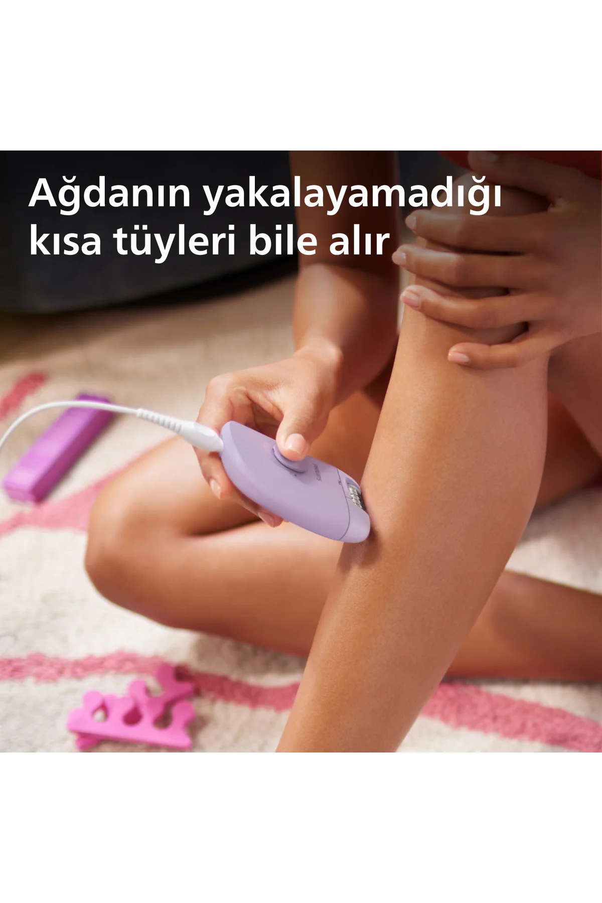 2000 Serisi BRE237/05 Vücut ve Hassas Bölge Epilatör Seti, Kablolu, Tıraş Başlığı - Philips Görsel 3