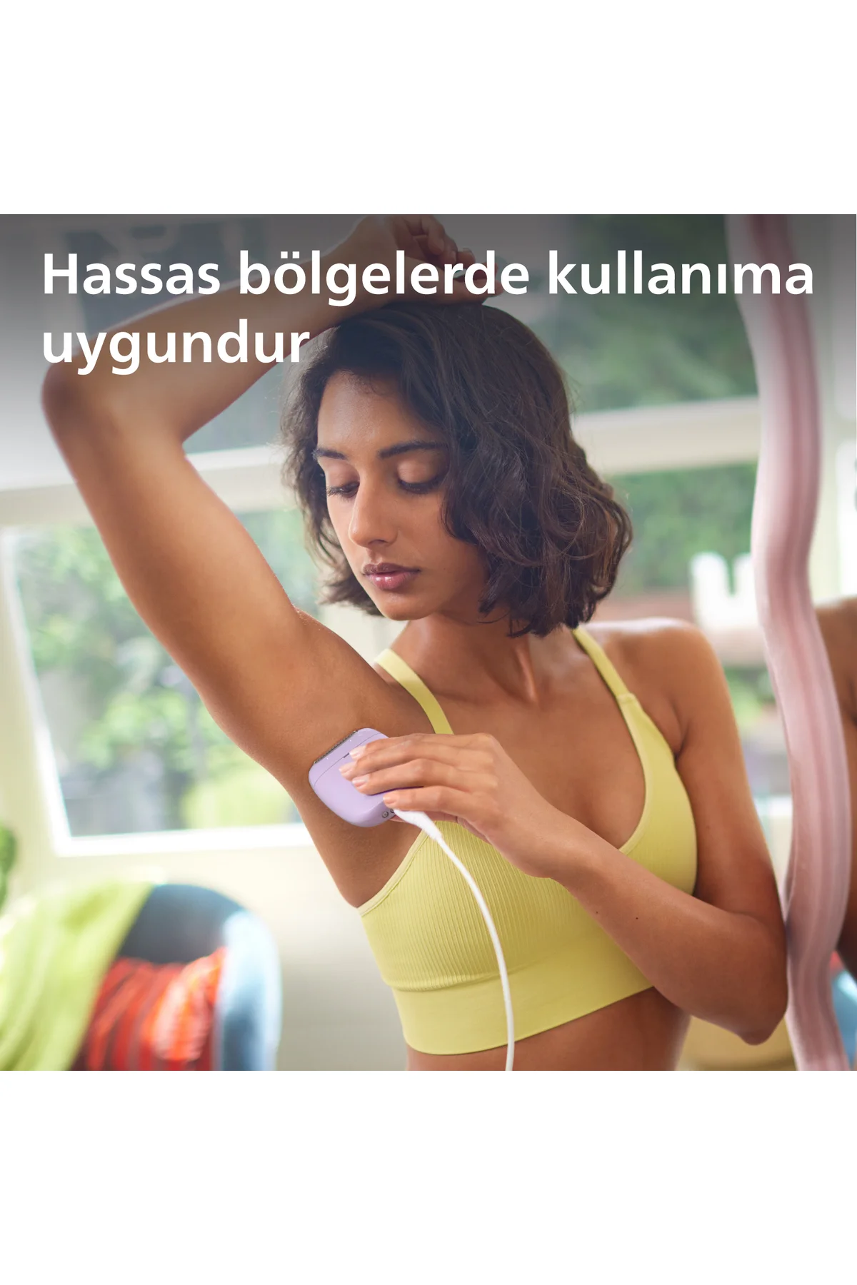 2000 Serisi BRE237/05 Vücut ve Hassas Bölge Epilatör Seti, Kablolu, Tıraş Başlığı - Philips Görsel 6