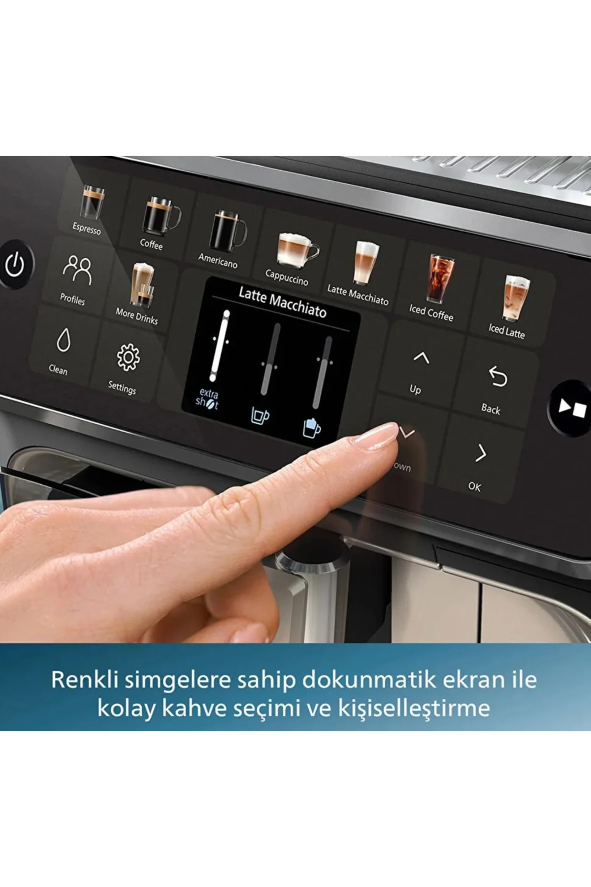 Lattego Ep5500 Serisi- Tam Otomatik Espresso Makinesi-20 Çeşit Sıcak Ve Soğuk Kahve(2025 MODEL) - Philips Görsel 3