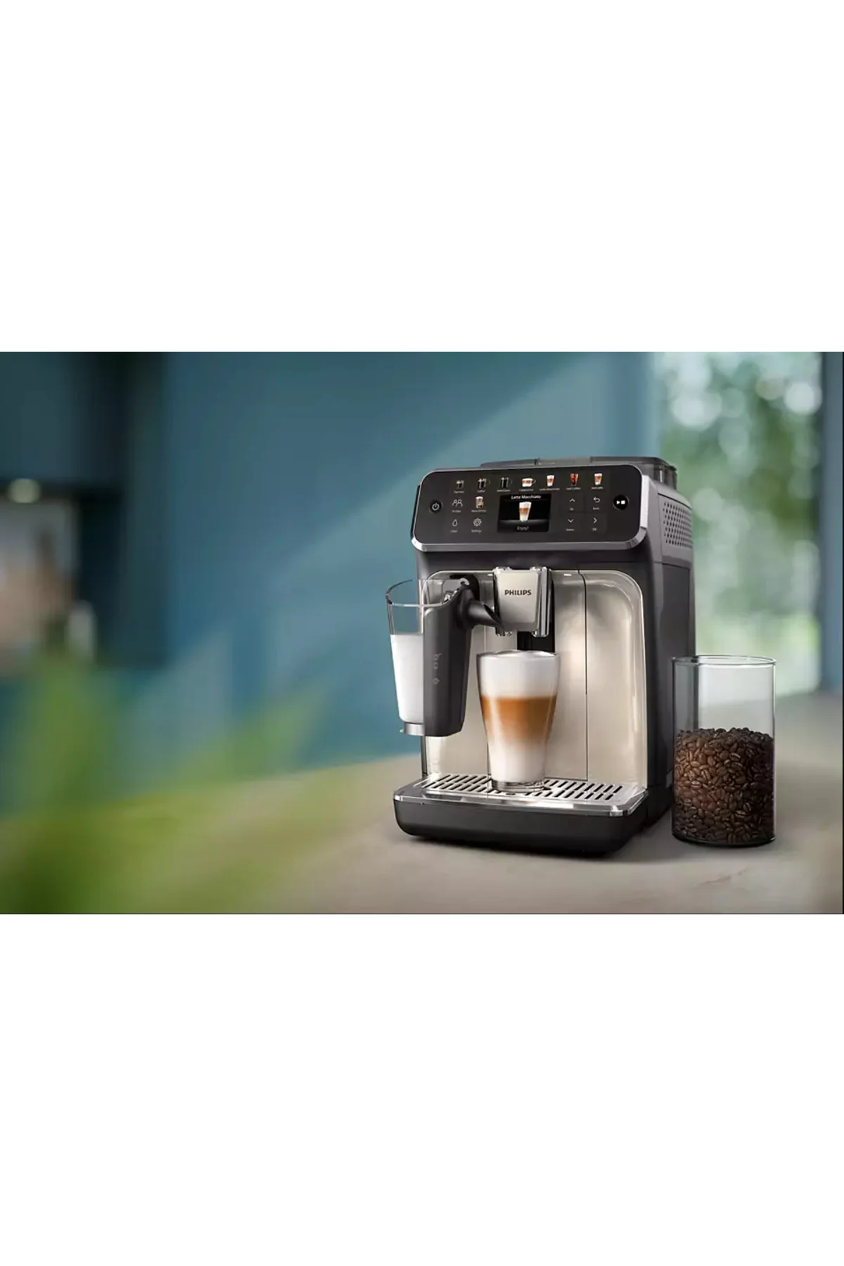 EP5547/90 En Yeni Model Tam Otomatik Espresso Cappuccino Makinesi Sıcak Ve Soğuk Kahve - Philips Görsel 7