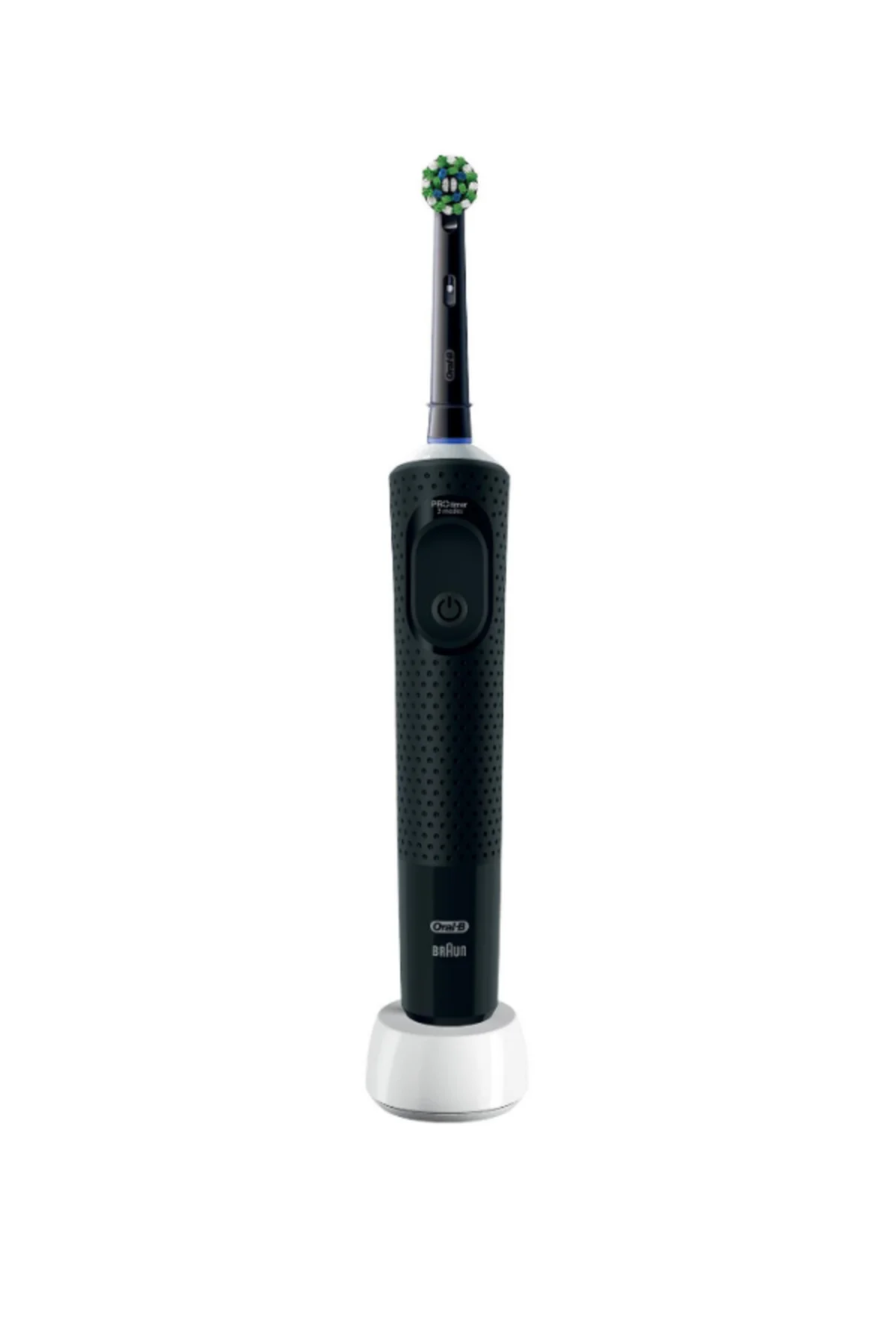 D103 Vitality Pro Cross Action Şarjlı Elektrikli Diş Fırçası Siyah-Lila, Diş Macunu 50ml Avantaj Set - Oral-B Görsel 2
