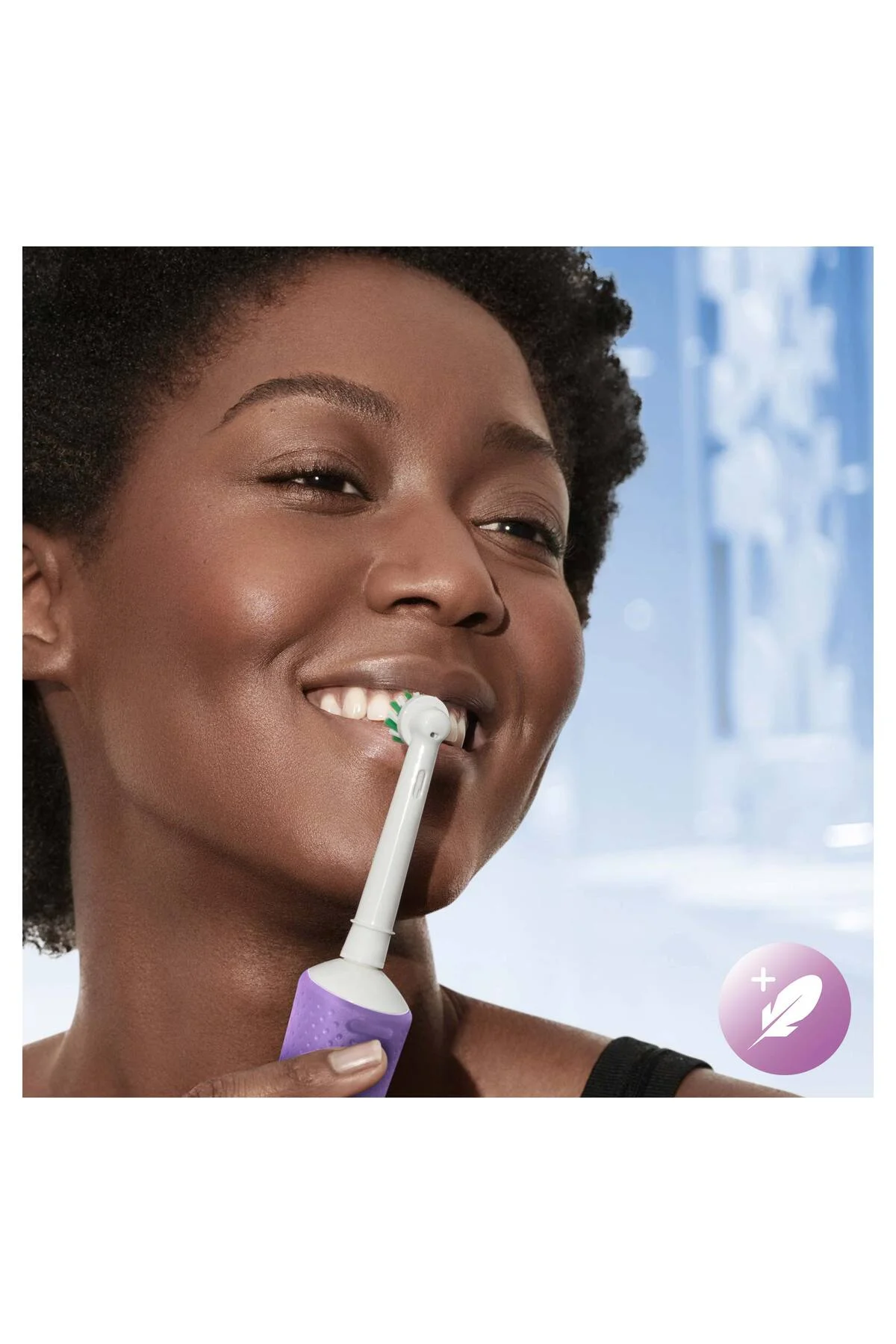 D103 Vitality Pro Cross Action Şarjlı Diş Fırçası - Lila - Oral-B Görsel 8