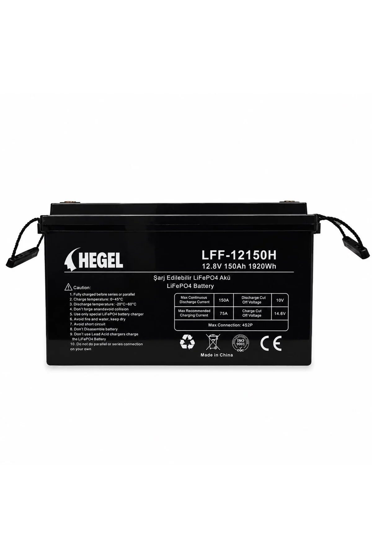 Lifepo4 Lityum Akü 150Ah 12.8V