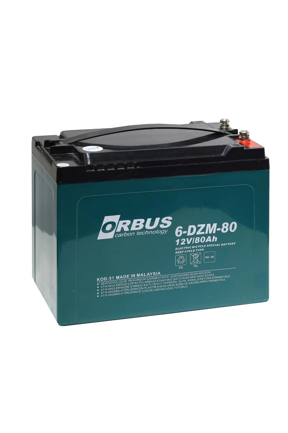 12v 80ah Elektrikli Bisiklet Aküsü