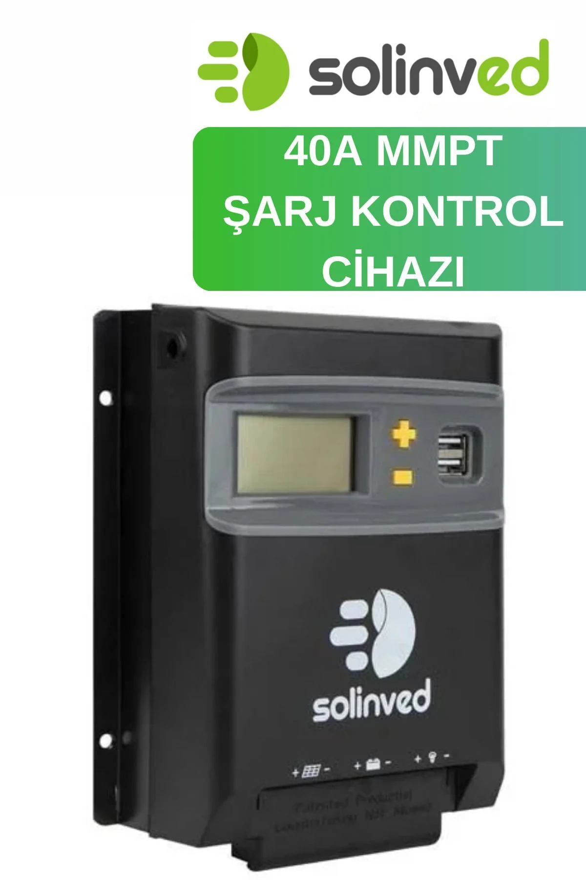 Şarj Kontrol Cihazı 40A MPPT - SOL-MPPT340D - SOLİNVED Görsel 2