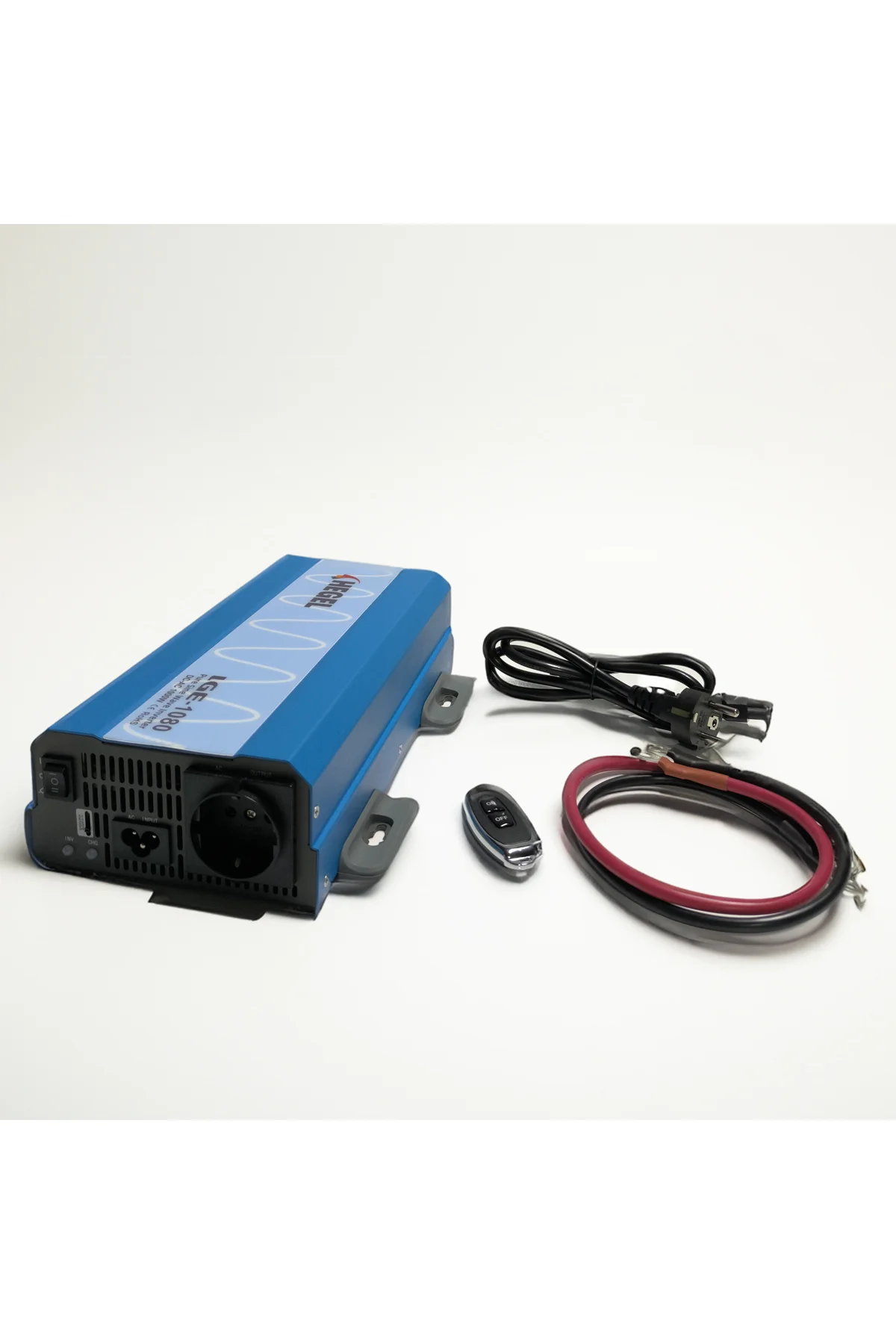1000W 12V TAM SİNÜS AC ŞARJLI KUMANDALI İNVERTER - Hegel Görsel 3