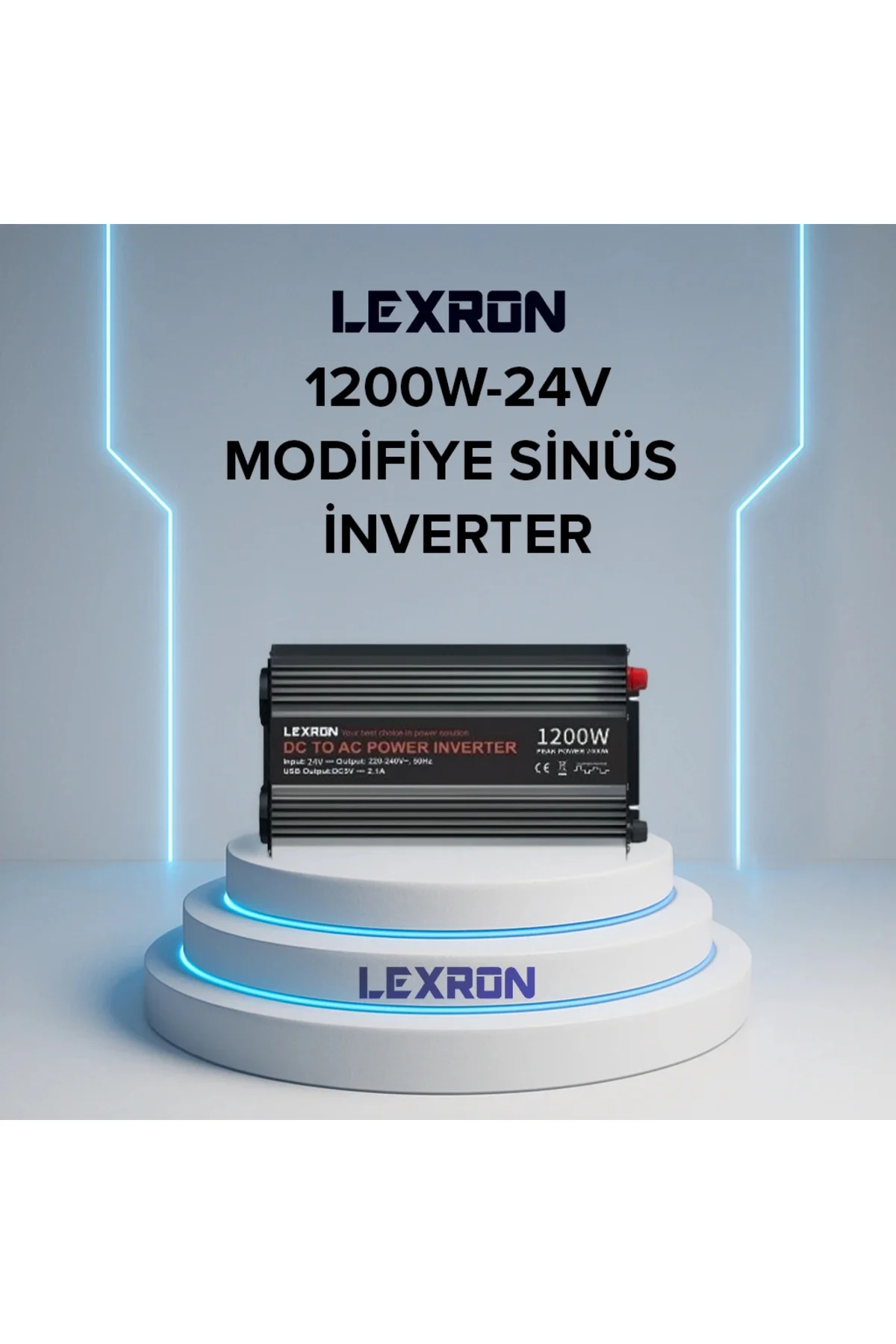 1200W 24V Modifiye Sinüs İnverter