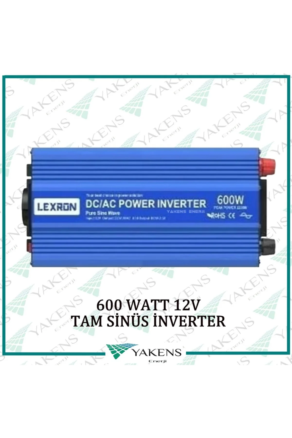 600 Watt 12V Tam Sinüs İnverter Lexron - Lexron Görsel 2