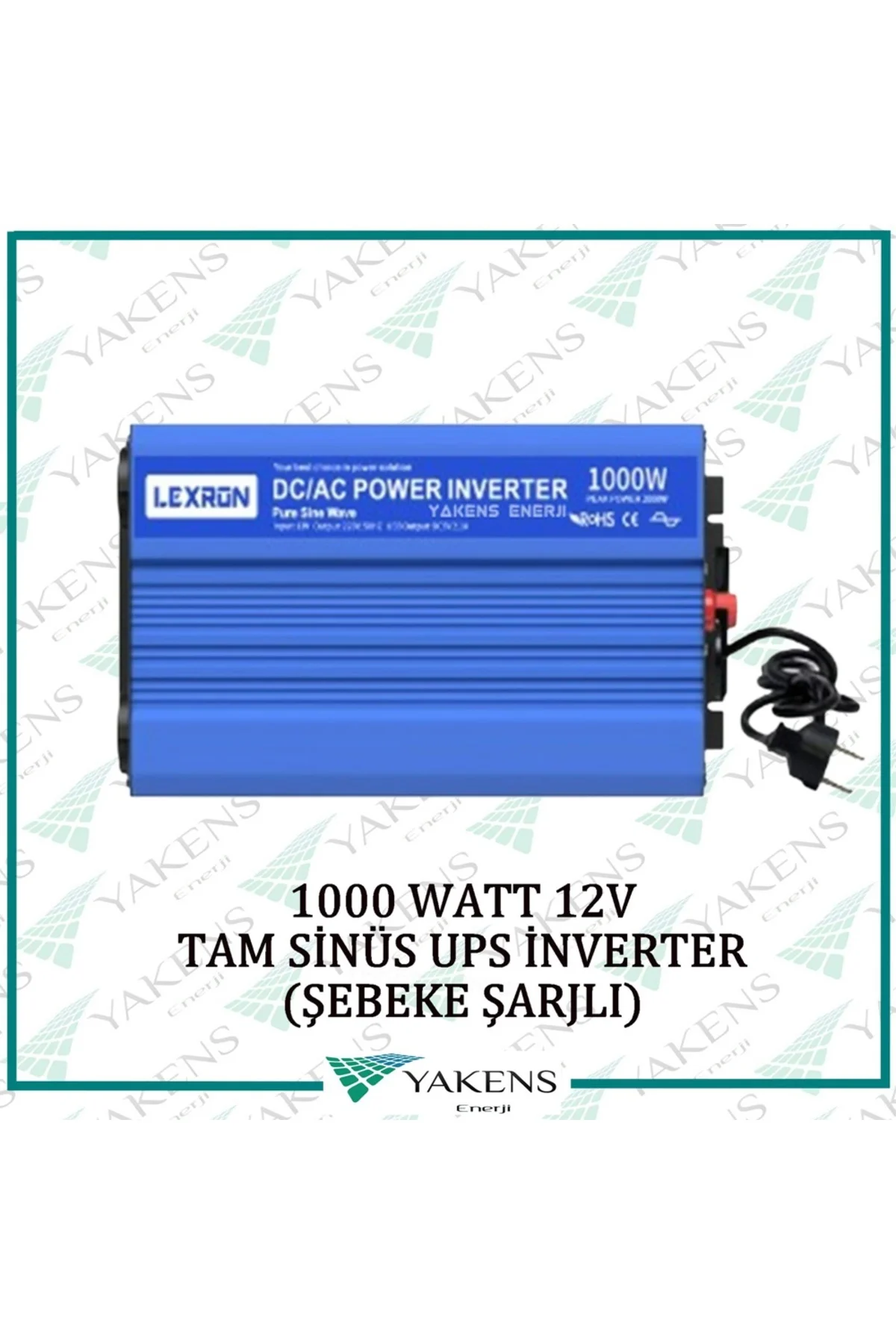 1000W-12V TAM SİNÜS İNVERTER (UPS) LXR UPS 1000L - Lexron Görsel 2