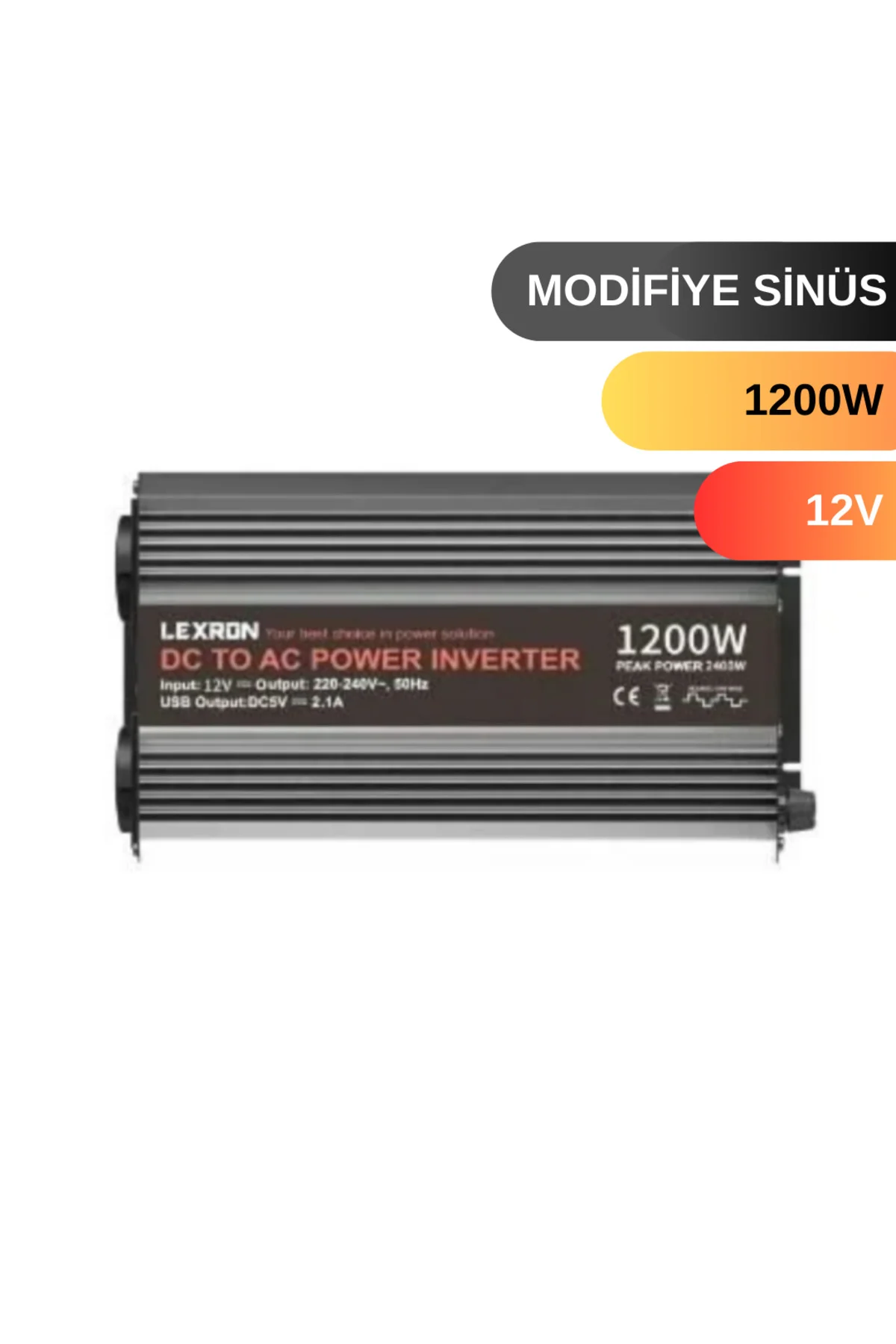 1200W 12V 1200 WATT MODİFİYE SİNÜS İNVERTER