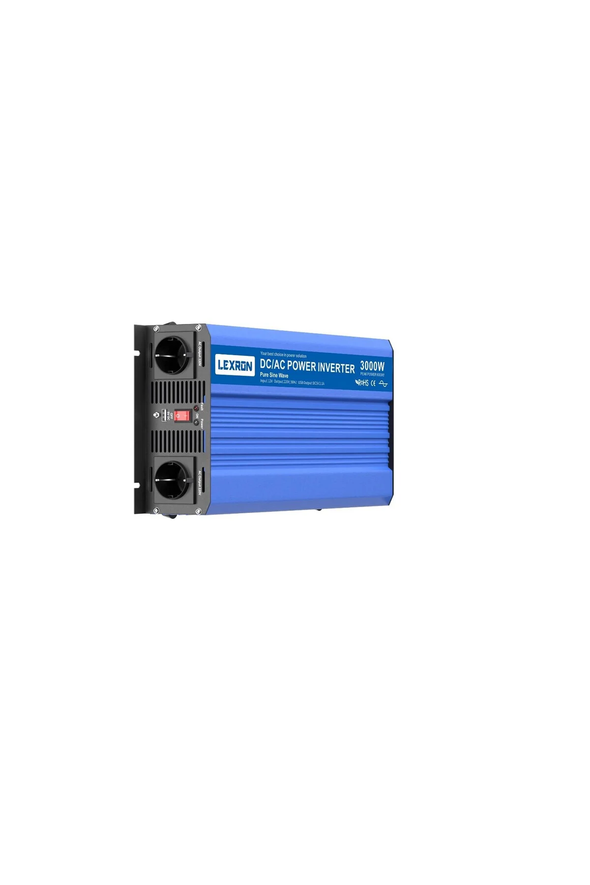 3000W 12V 3000 WATT TAM SİNÜS İNVERTER - Lexron Görsel 2