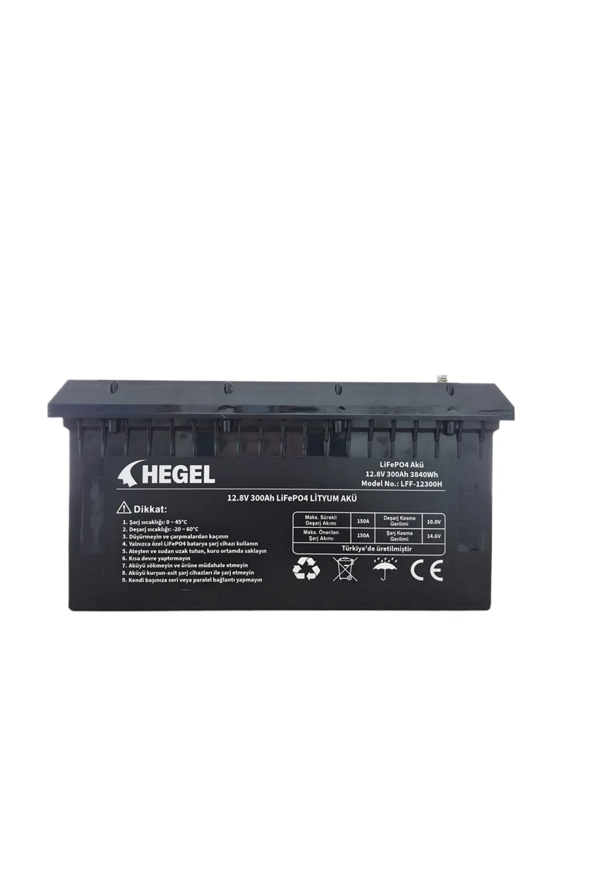 LİFEPO4 LİTYUM AKÜ 12.8V 300AH