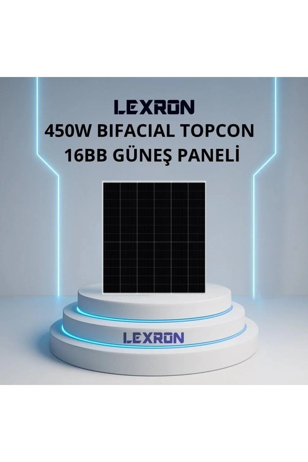 450W Bifacial 78 Cell 16BB Half-Cut Topcon Güneş Paneli