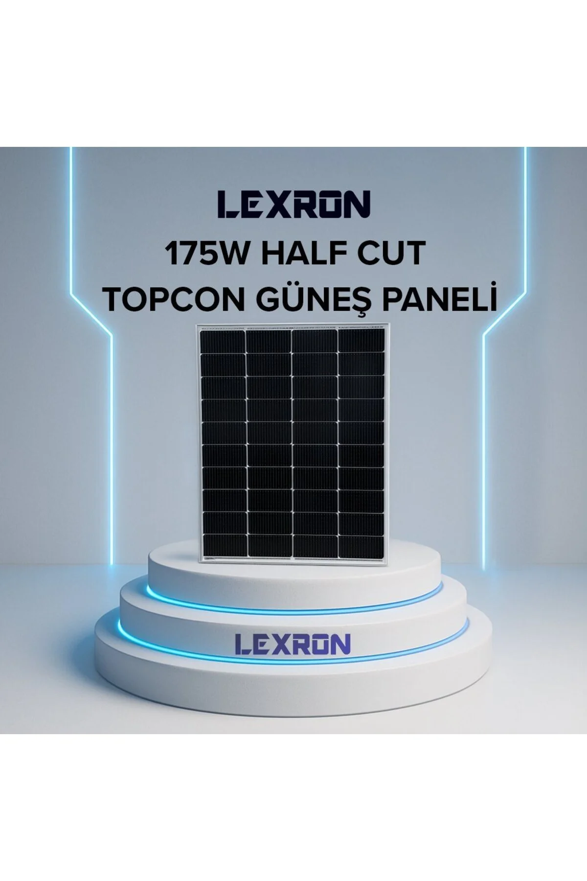 175W HALF-CUT TOPCON MONO GÜNEŞ PANELİ