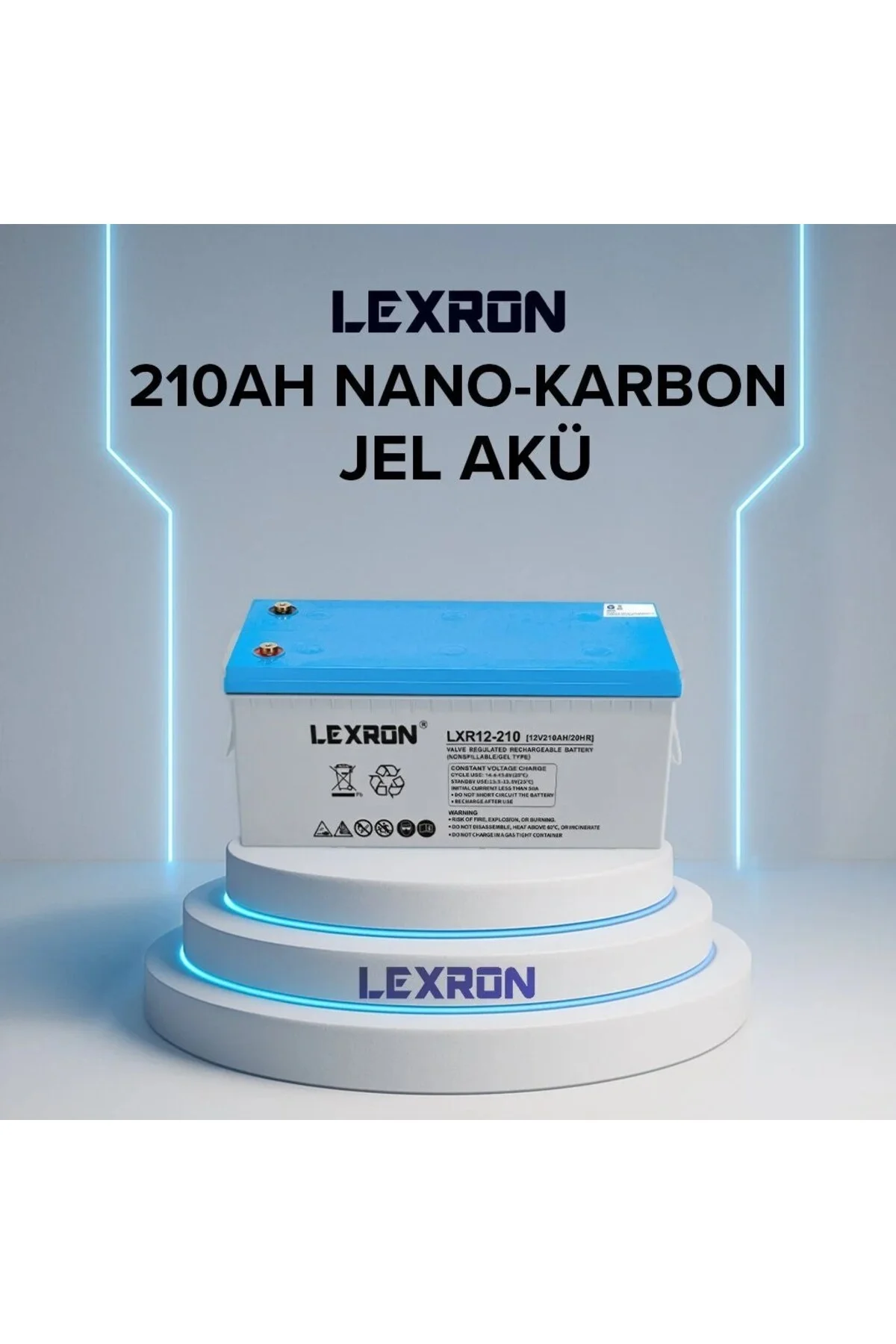 210Ah 12V Nano-Karbon Jel Akü