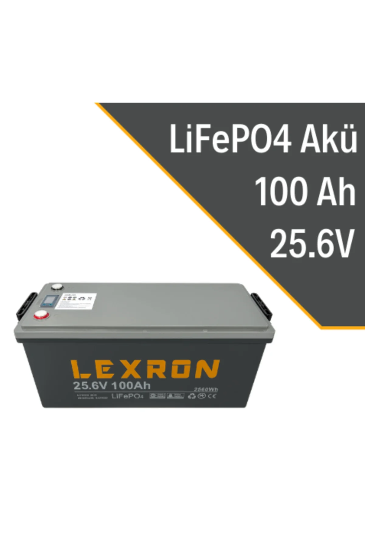 100AH 25.6V LİTYUM AKÜ