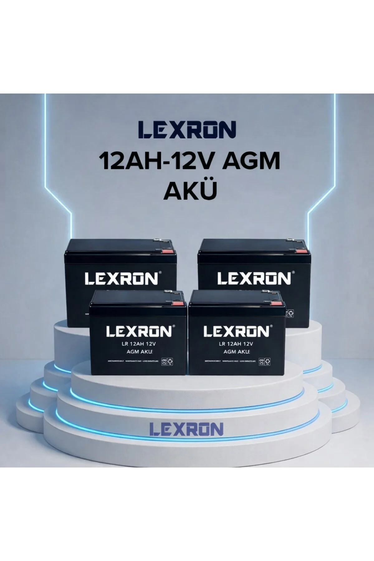 12Ah 12V AGM Akü 4 Adet