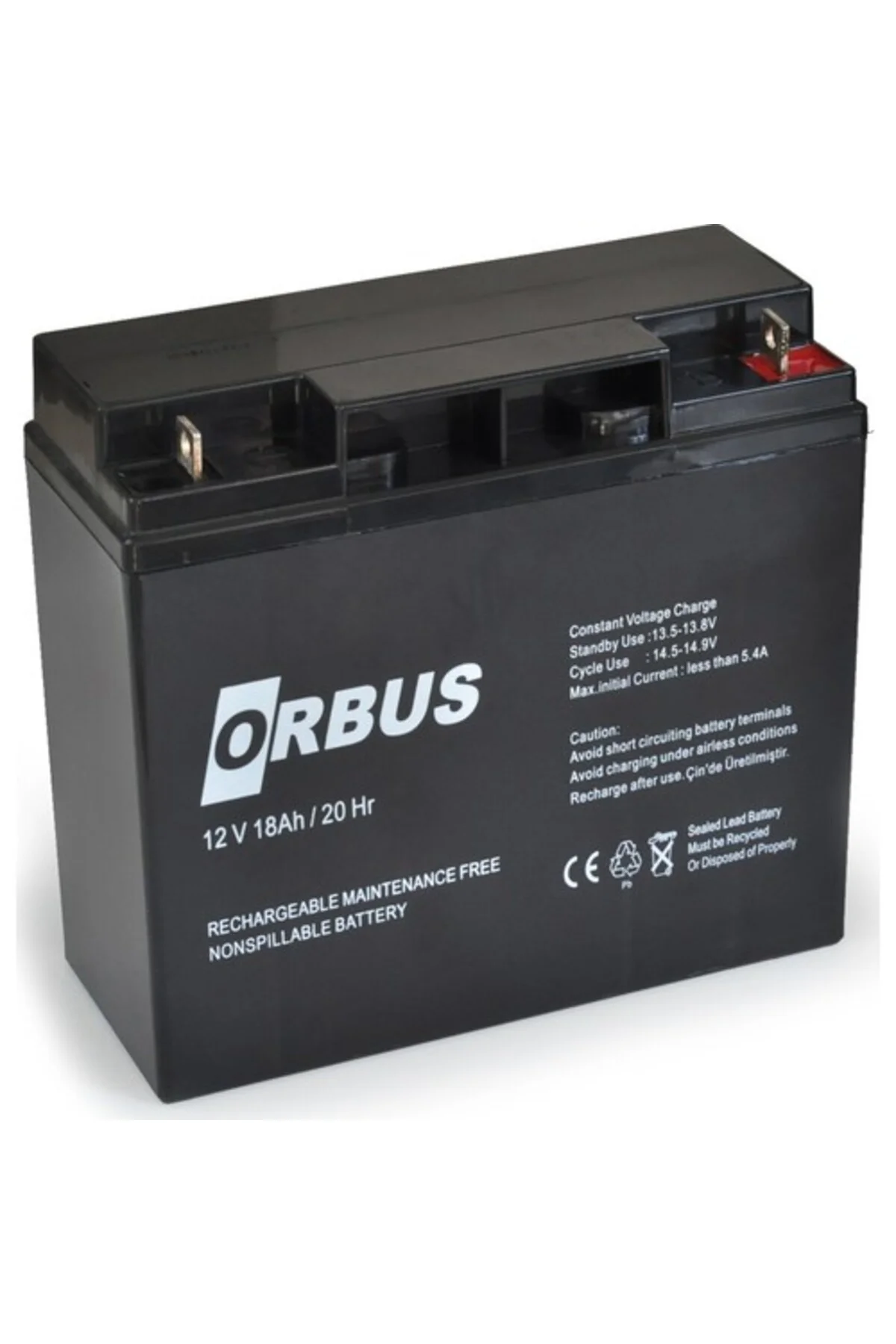 12V 18 Ah Kuru Akü UPS ve Alarm Sistemleri