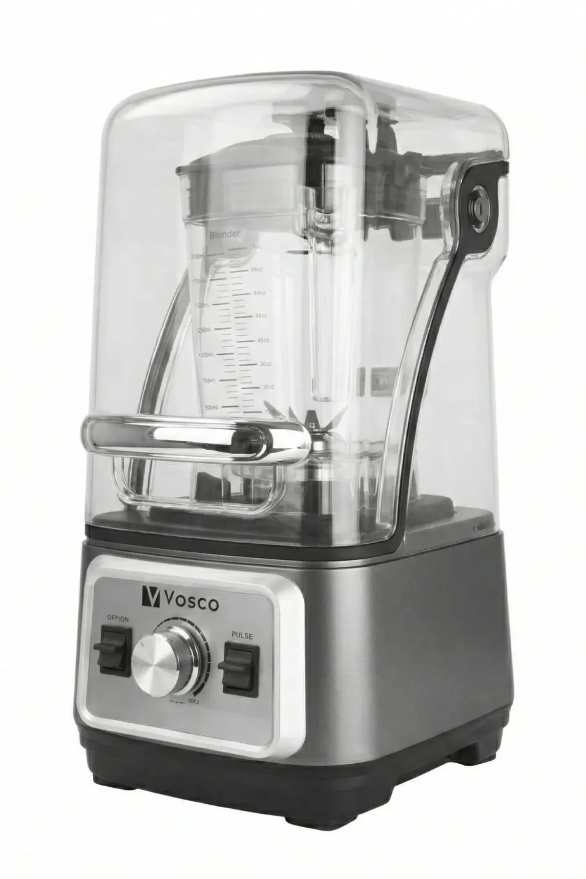 Vosco Kapaklı Ultra Sessiz Bar Blender 2 Litre 1600 W VHS-608 - vosco Görsel 2