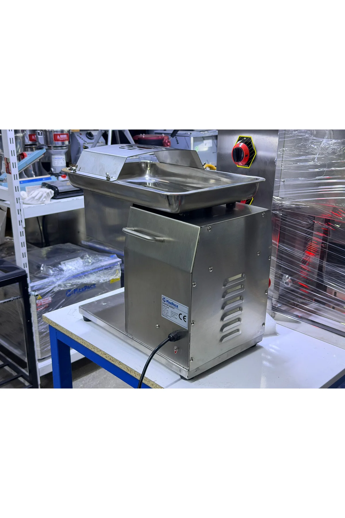 Makpack Julyen ve Kuşbaşı Et Doğrama Makinesi 16 Mm 220 V AKHR-80160 - akse-endustriyel Görsel 3
