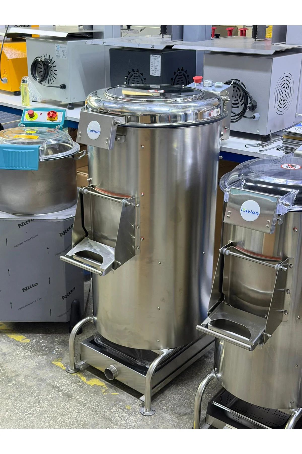 Lavion 30 Kg Patates Soyma Makinesi Filtreli Model 220 V - akse-endustriyel Görsel 2