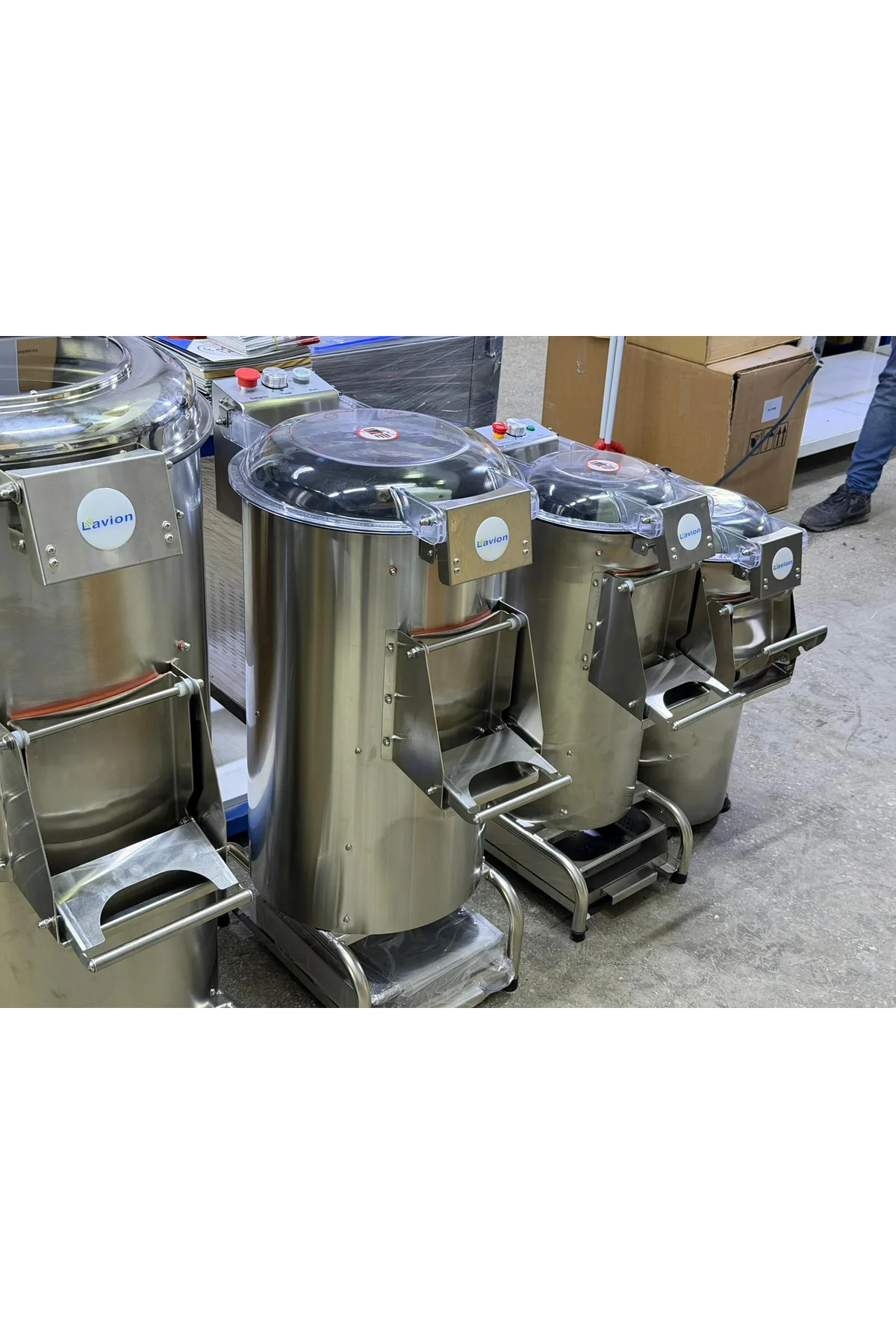 Lavion 15 Kg Patates Soyma Makinesi Filtreli Model 220 V - akse-endustriyel Görsel 2