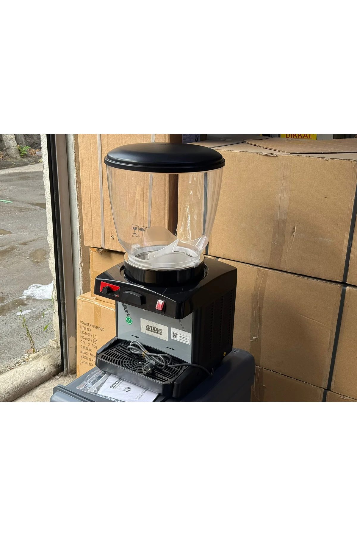 Omake Karıştrıcılı Şerbetlik 22 Litre SBY01.E11 Siyah - omake Görsel 4