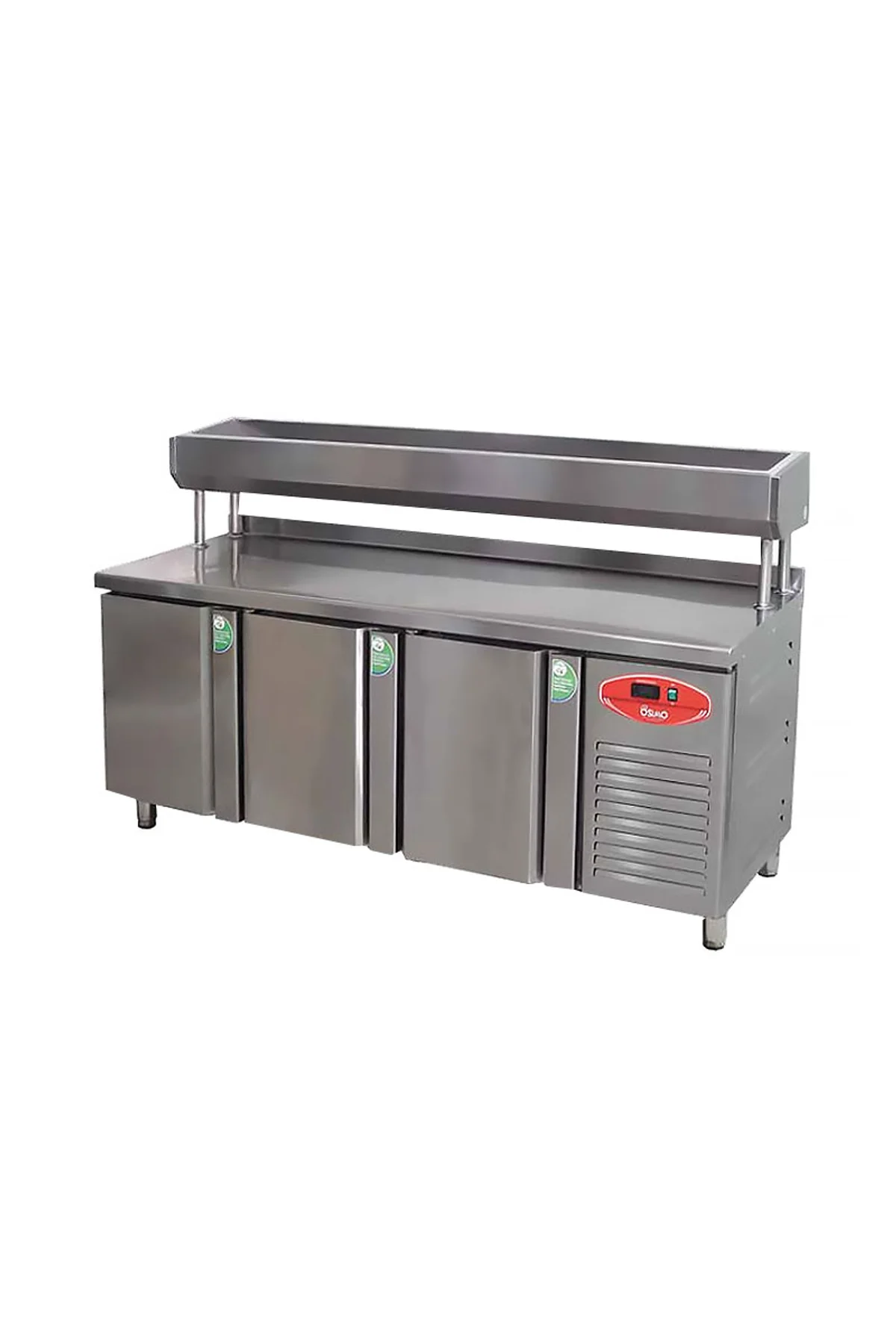 Osimo 3 Kapılı Pizza ve Salata Hazırlık Buzdolabı 200x70x85/135 Cm