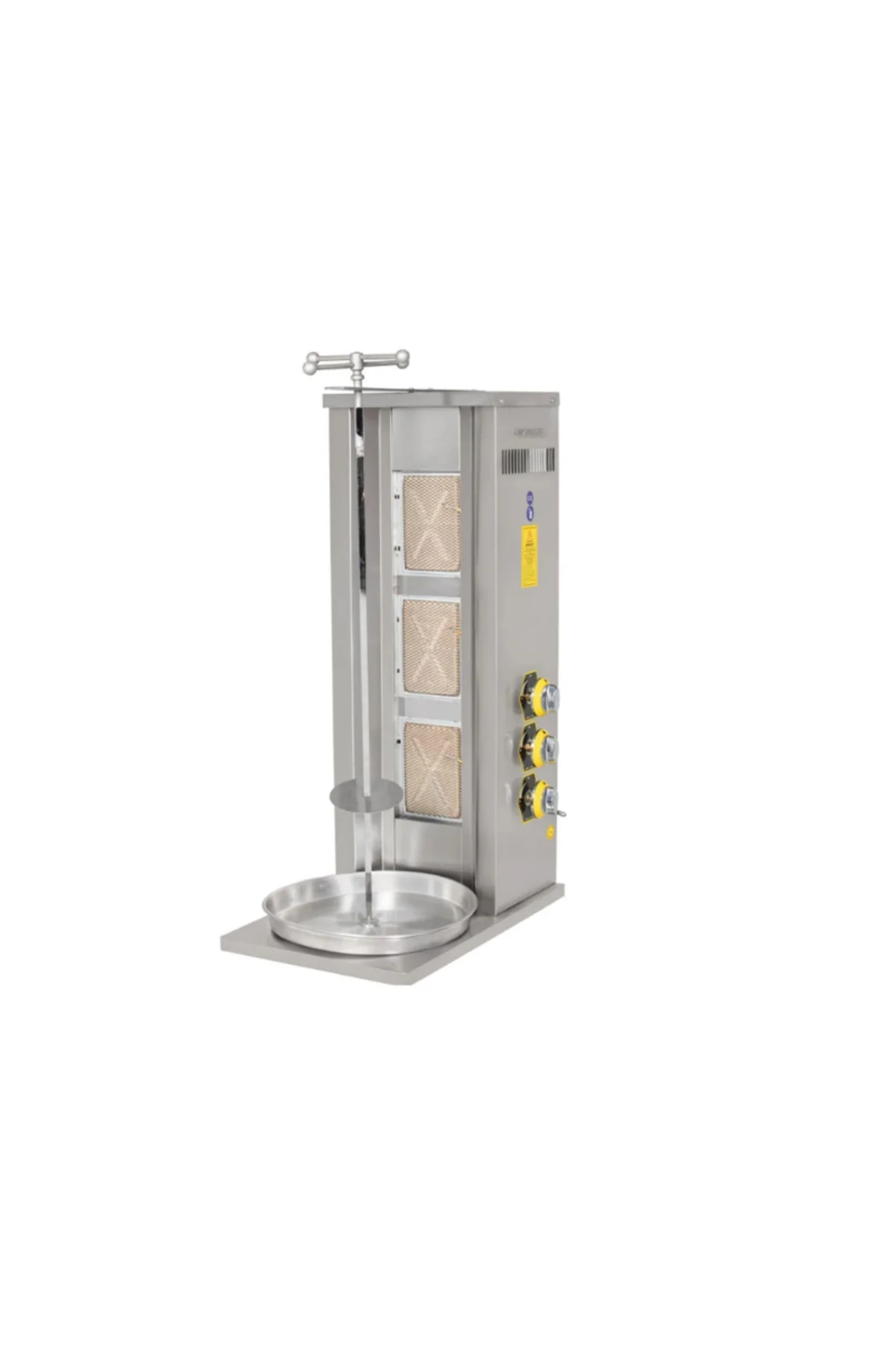 İnoxmaster 3 Lü Döner Ocağı Gazlı ve Lpg Li 44x52x100 Cm