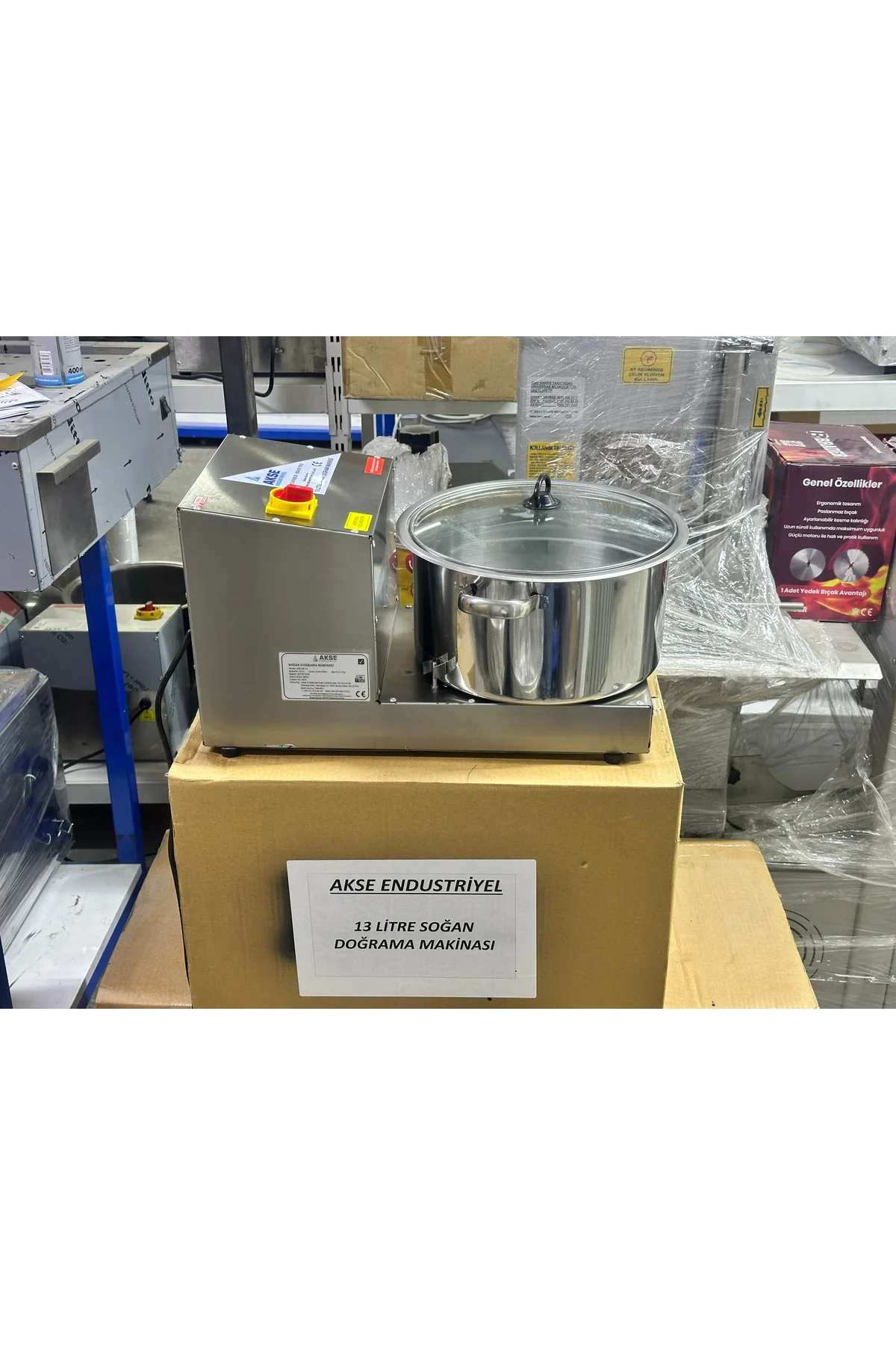 Akse 13 Litre 4 Bıçaklı Soğan Doğrama Makinesi - akse-endustriyel Görsel 2