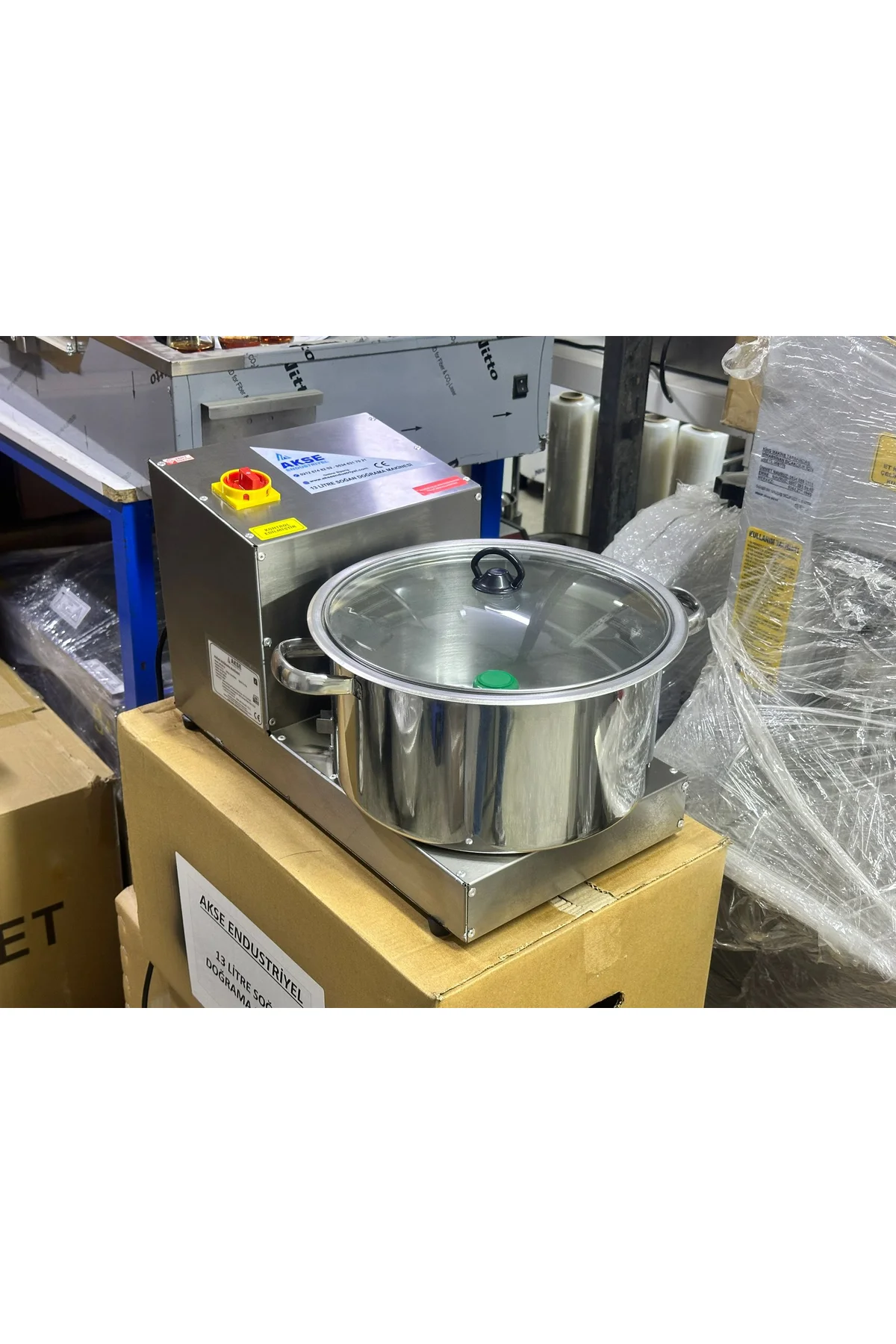 Akse 13 Litre 4 Bıçaklı Soğan Doğrama Makinesi