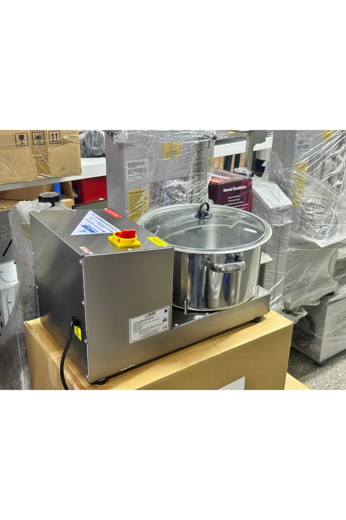 Akse 13 Litre 4 Bıçaklı Soğan Doğrama Makinesi - akse-endustriyel Görsel 3