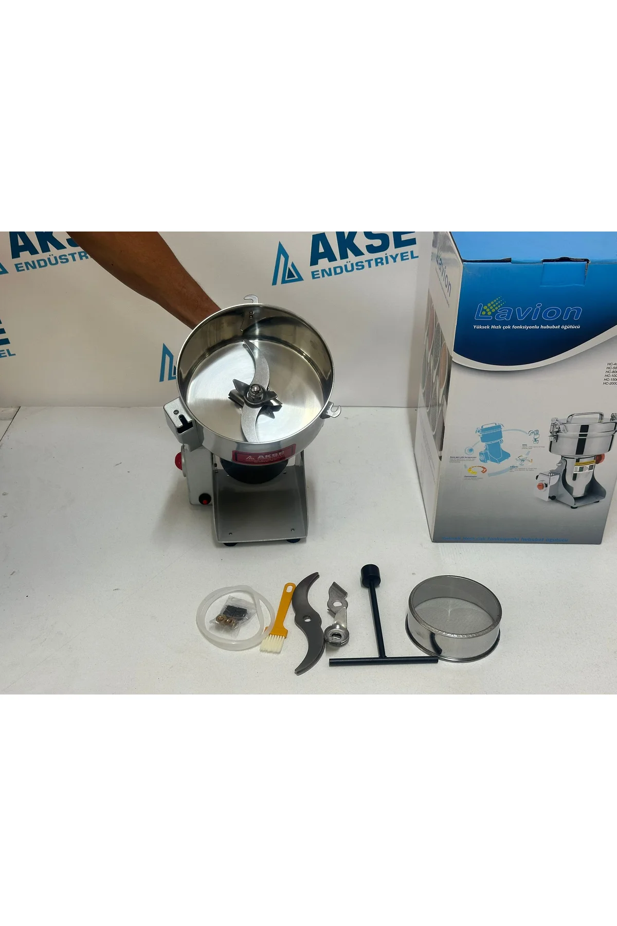 Lavion HC1500 Gr Yüksek Devirli Hububat Bakliyat Öğütücü - lavion Görsel 3