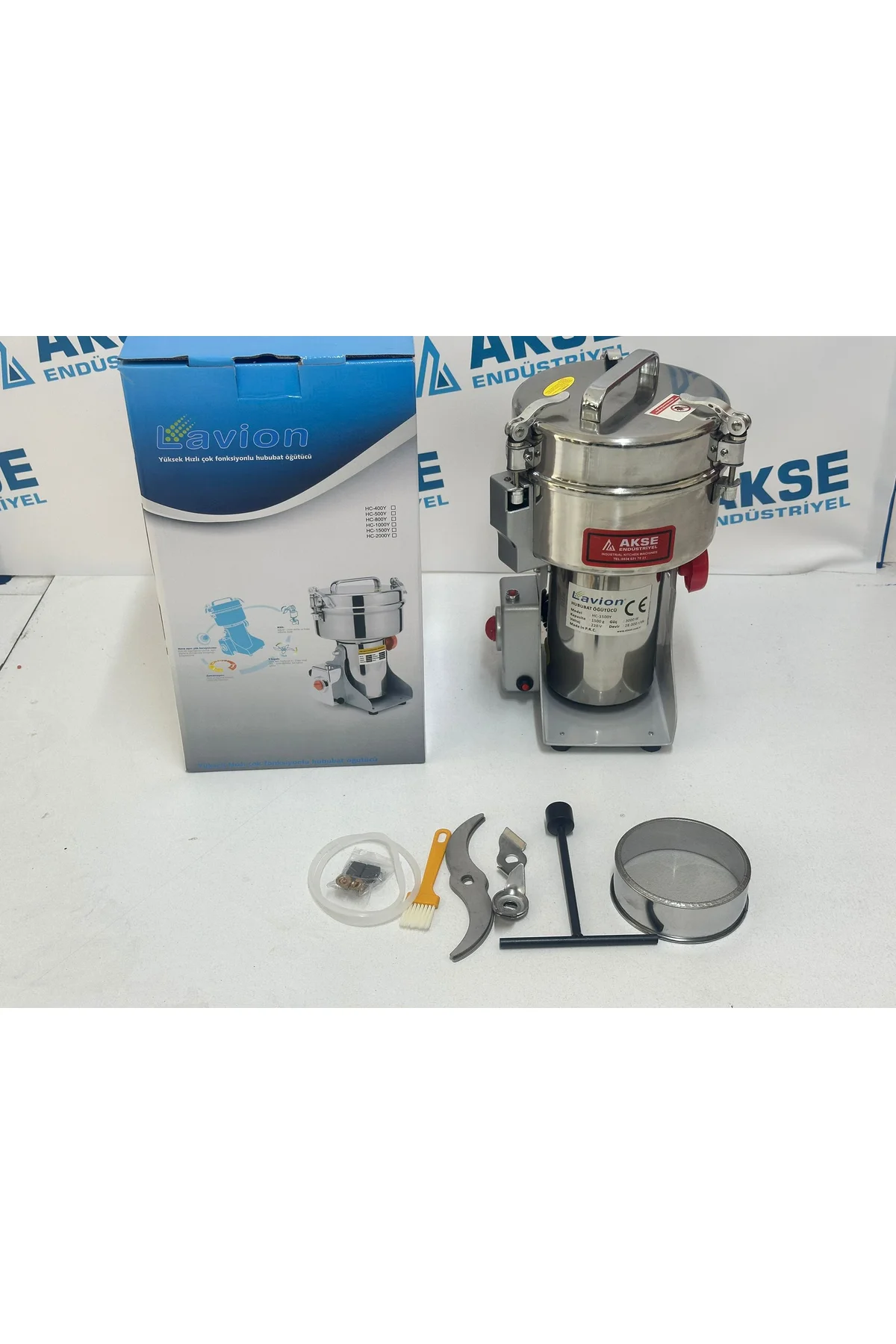 Lavion HC1500 Gr Yüksek Devirli Hububat Bakliyat Öğütücü